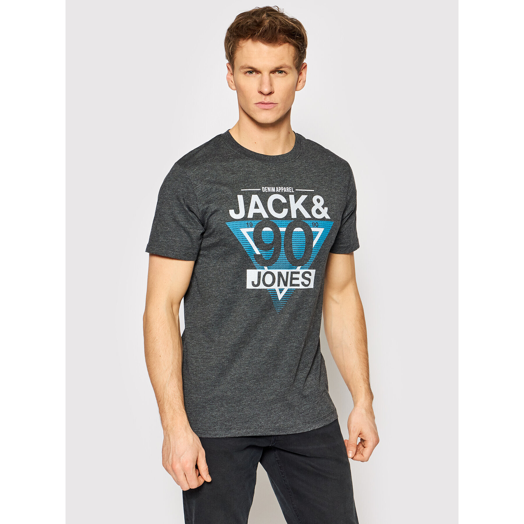 Jack&Jones Póló Rac 12200224 Szürke Regular Fit - Pepit.hu