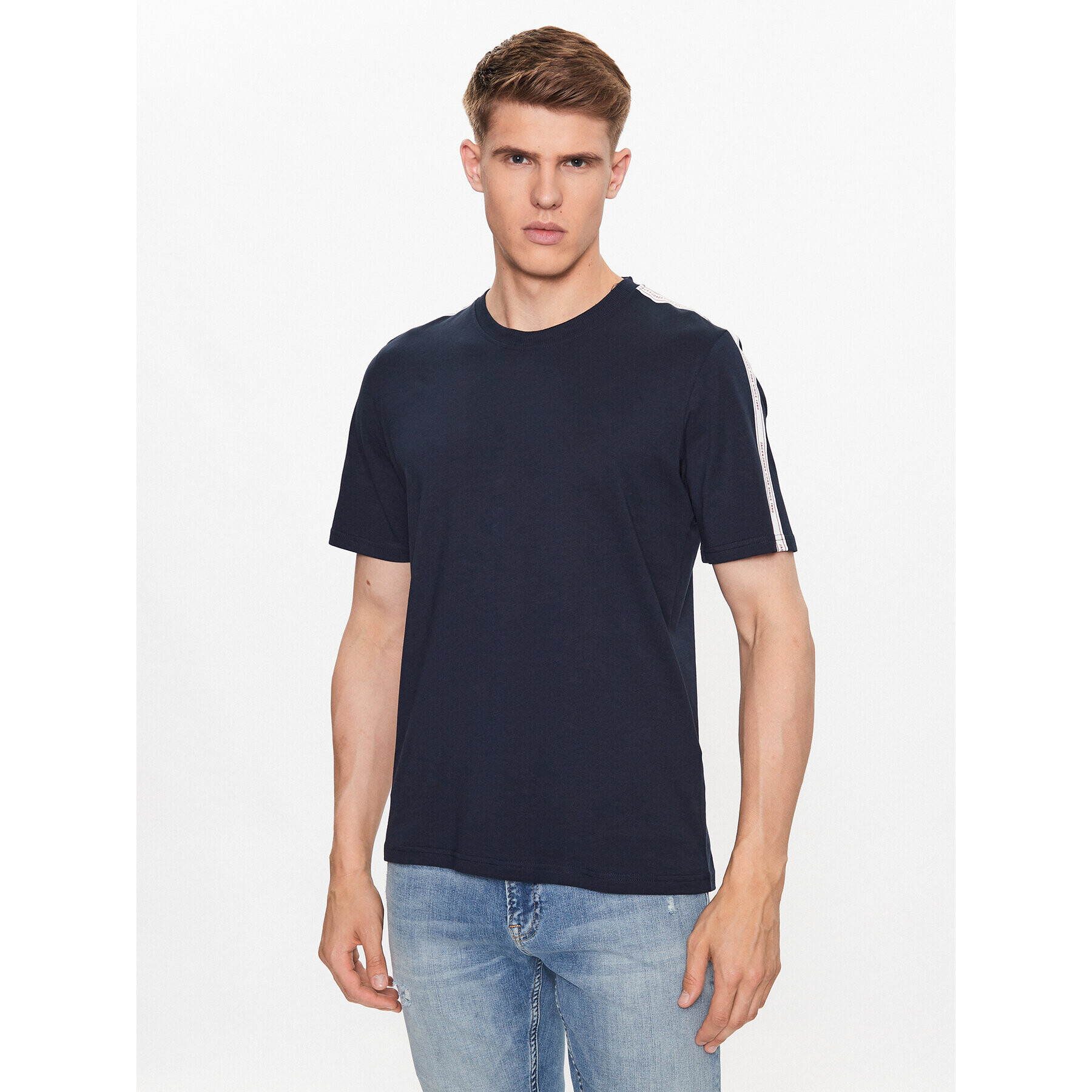 Jack&Jones Póló Spirit 12235322 Sötétkék Standard Fit - Pepit.hu