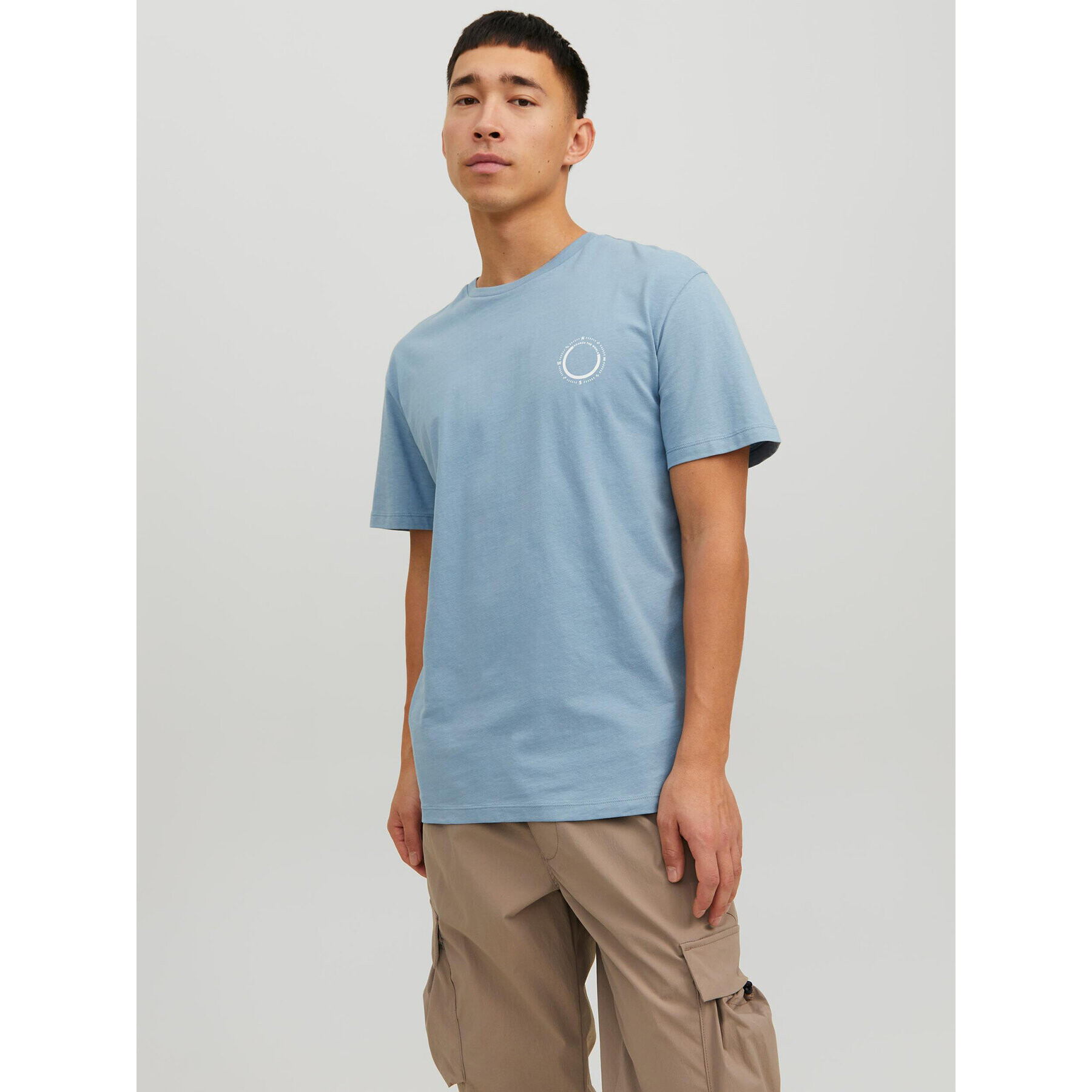 Jack&Jones Póló Waters 12235245 Kék Relaxed Fit - Pepit.hu