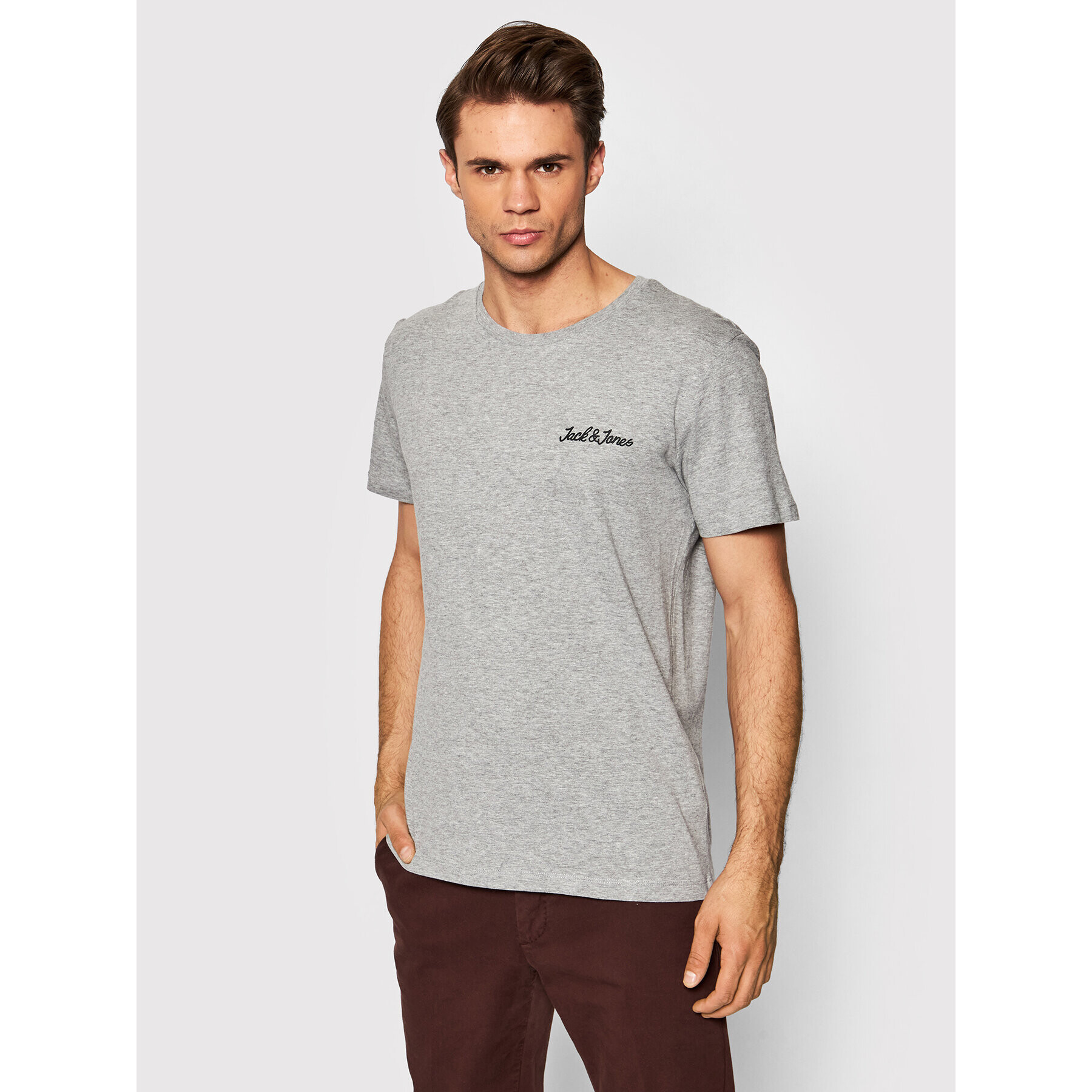 Jack&Jones Póló Wings Small 12198665 Szürke Standard Fit - Pepit.hu