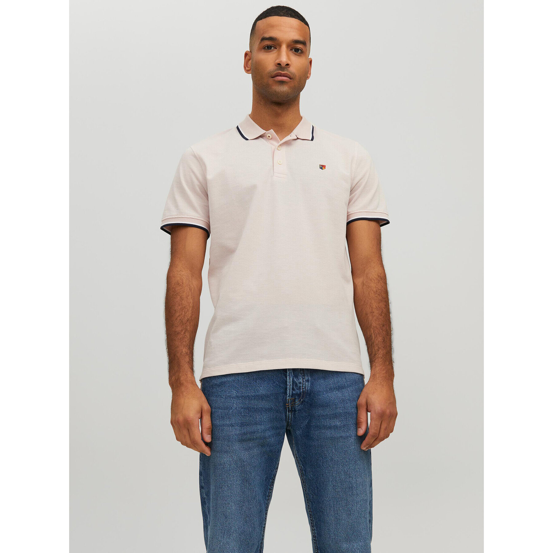 Jack&Jones Pólóing 12169064 Bézs Regular Fit - Pepit.hu