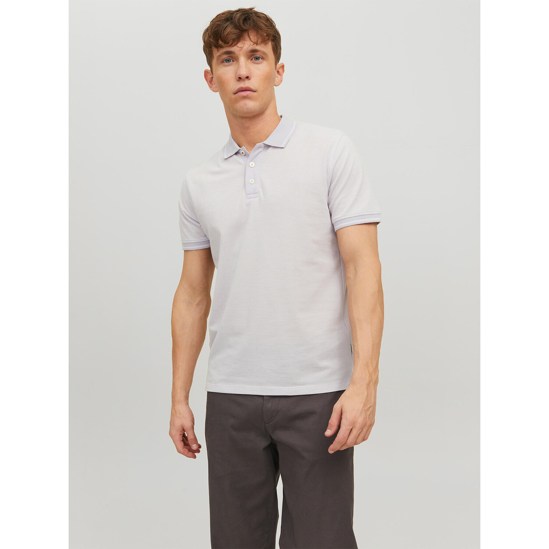 Jack&Jones Pólóing Bluwin 12169064 Szürke Regular Fit - Pepit.hu