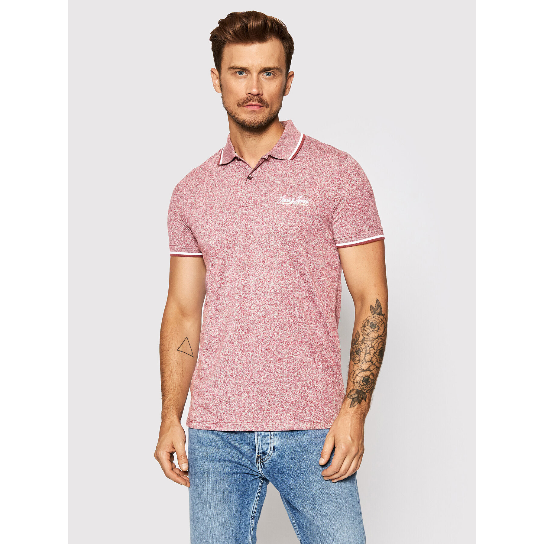 Jack&Jones Pólóing Tons 12186778 Bézs Regular Fit - Pepit.hu