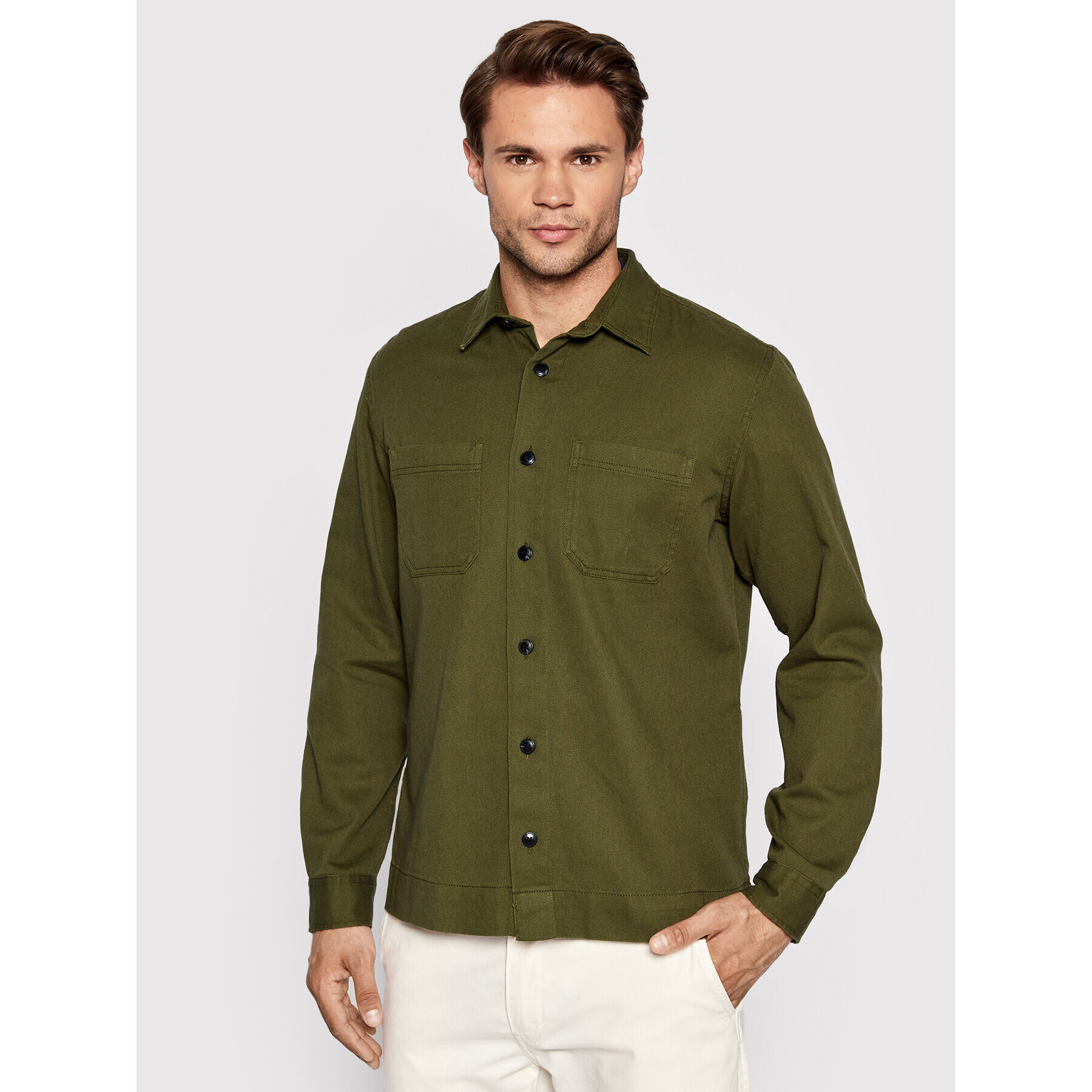 Jack&Jones PREMIUM Ing Logan 12204288 Zöld Regular Fit - Pepit.hu