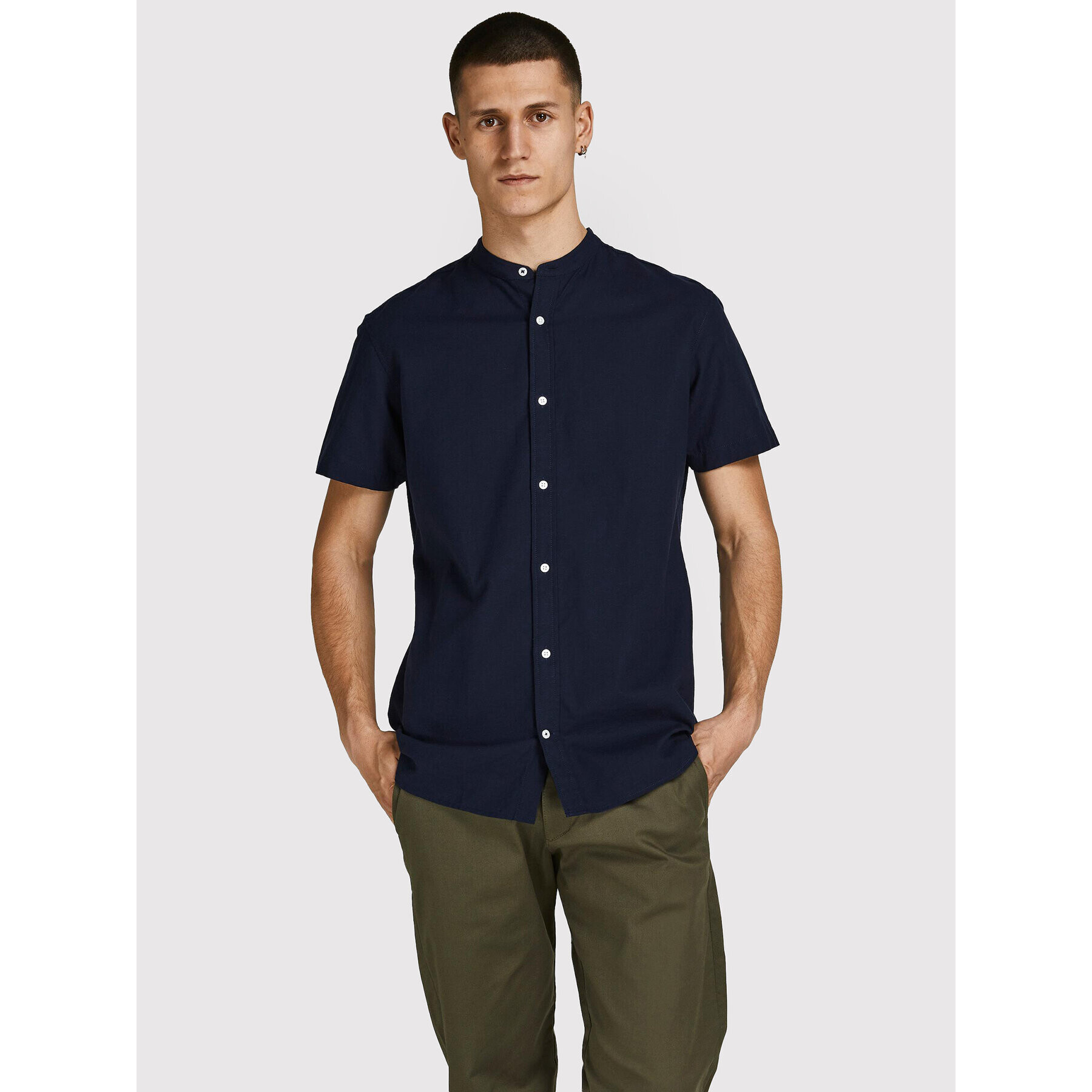 Jack&Jones PREMIUM Ing Summer 12208479 Sötétkék Slim Fit - Pepit.hu