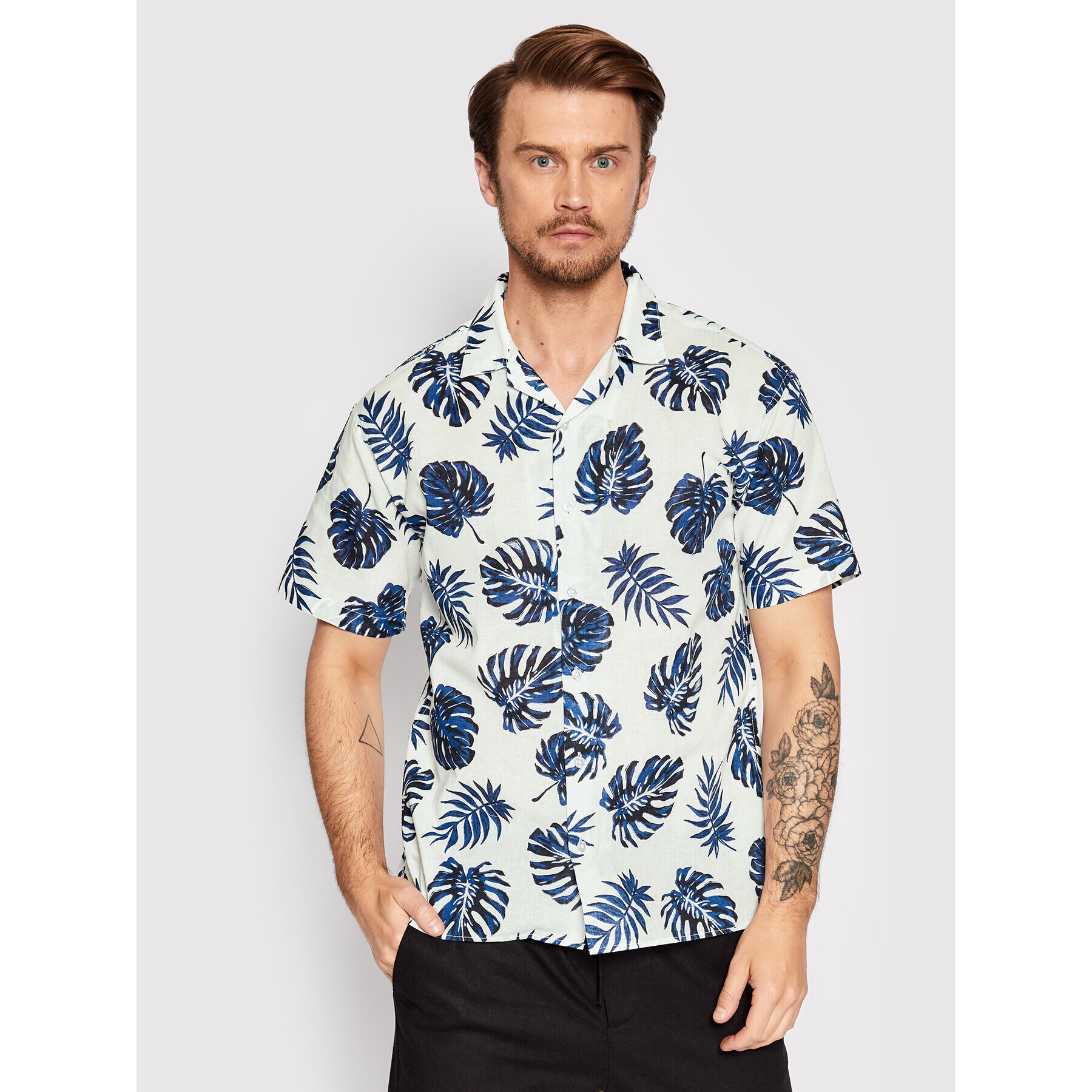 Jack&Jones PREMIUM Ing Summer 12208796 Fehér Relaxed Fit - Pepit.hu