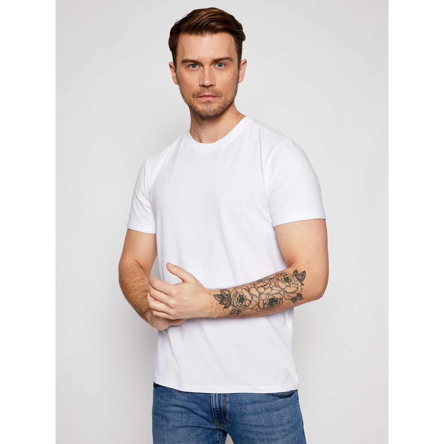 Jack&Jones PREMIUM Póló Blalogo Spring 12183777 Fehér Regular Fit - Pepit.hu