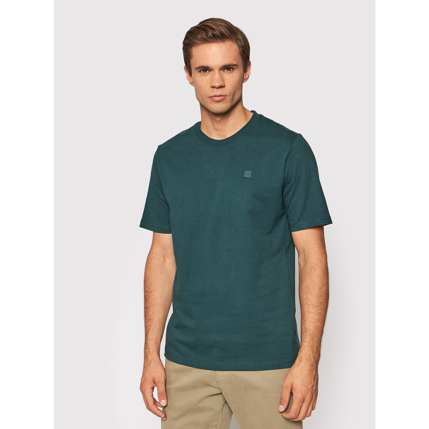 Jack&Jones PREMIUM Póló Blastudio 12188041 Zöld Regular Fit - Pepit.hu