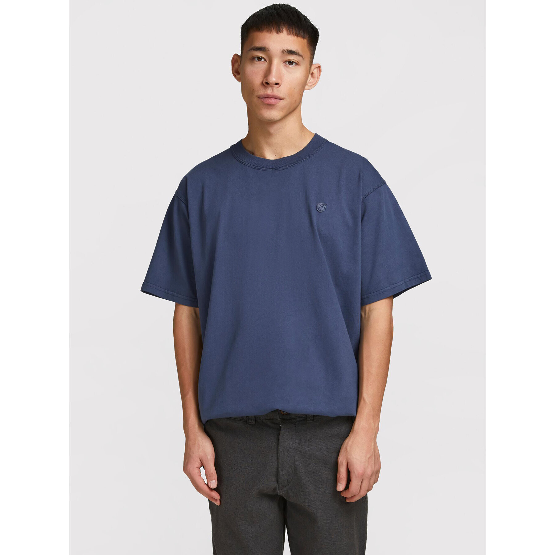 Jack&Jones PREMIUM Póló Blu Julio 12183772 Sötétkék Regular Fit - Pepit.hu