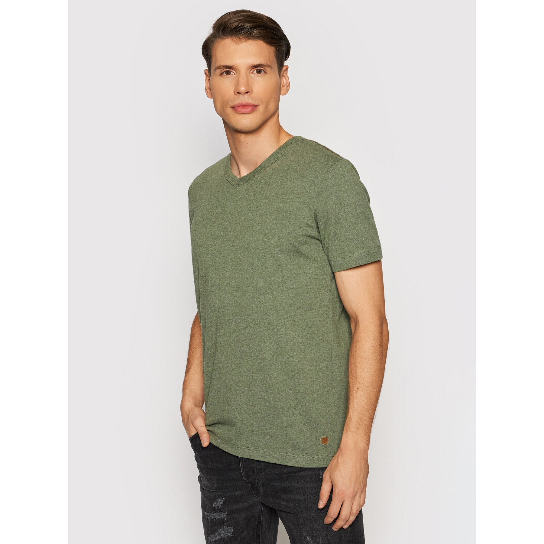 Jack&Jones PREMIUM Póló Blubowery 12194108 Zöld Regular Fit - Pepit.hu