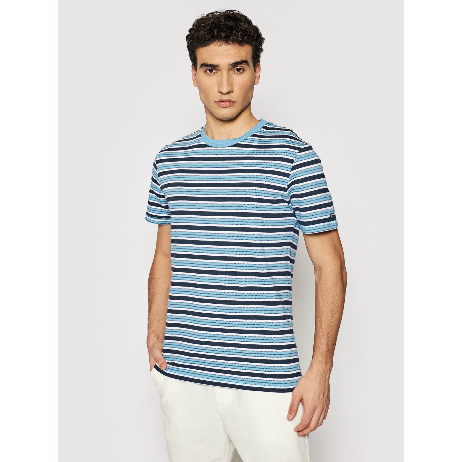 Jack&Jones PREMIUM Póló Blucameron 12185311 Kék Regular Fit - Pepit.hu