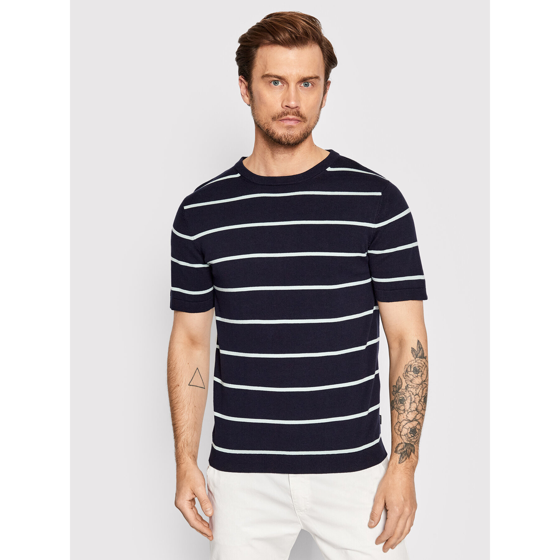 Jack&Jones PREMIUM Póló Igor 12188204 Sötétkék Regular Fit - Pepit.hu