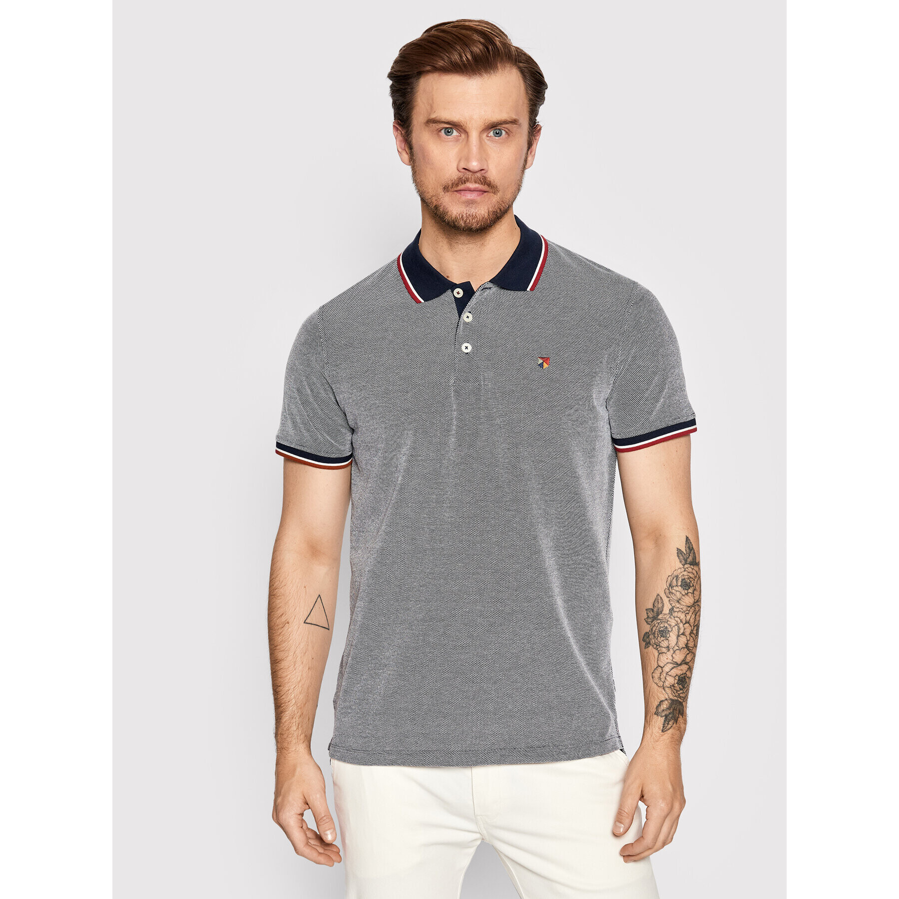 Jack&Jones PREMIUM Pólóing Bluwin 12169064 Sötétkék Regular Fit - Pepit.hu