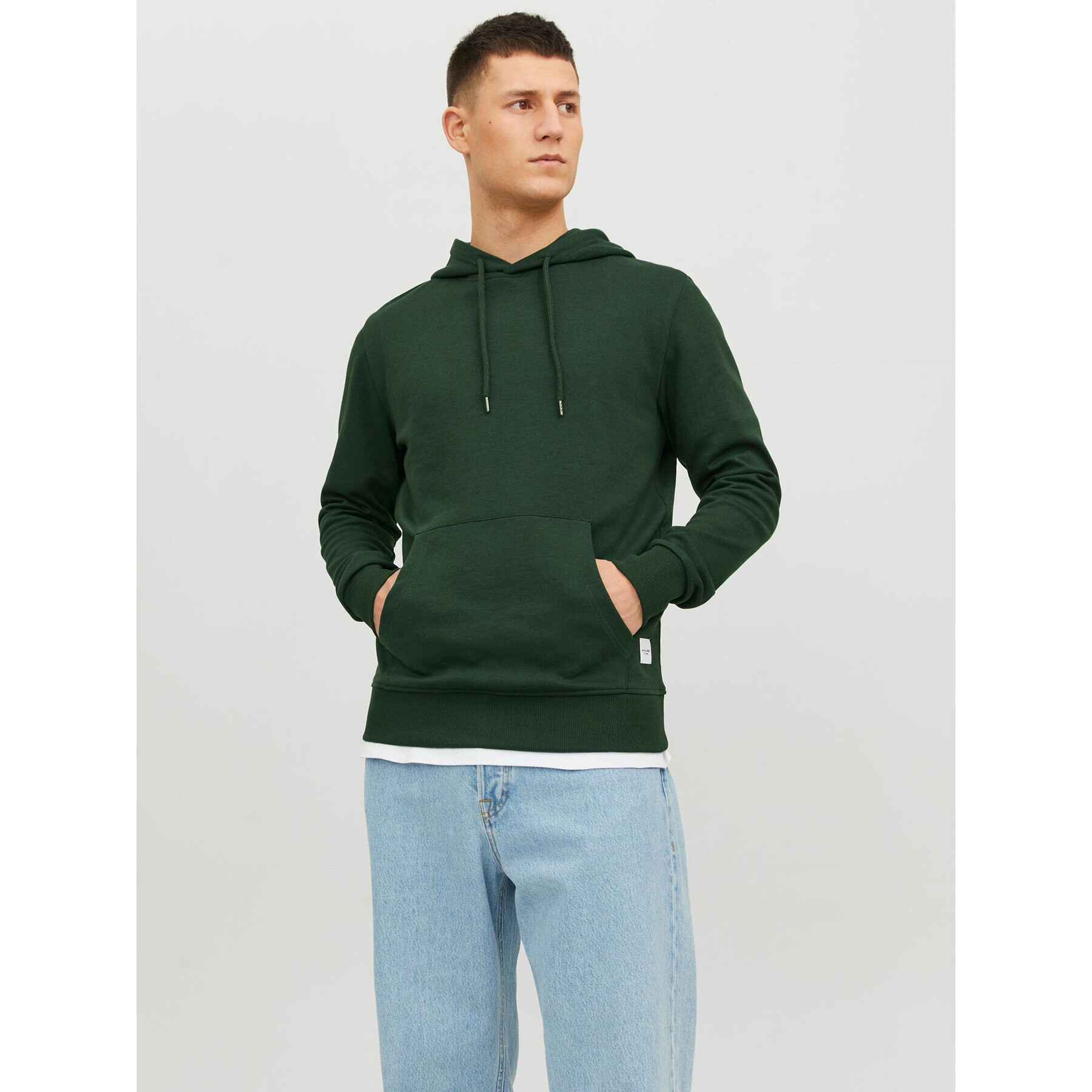 Jack&Jones Pulóver 12182537 Zöld Standard Fit - Pepit.hu