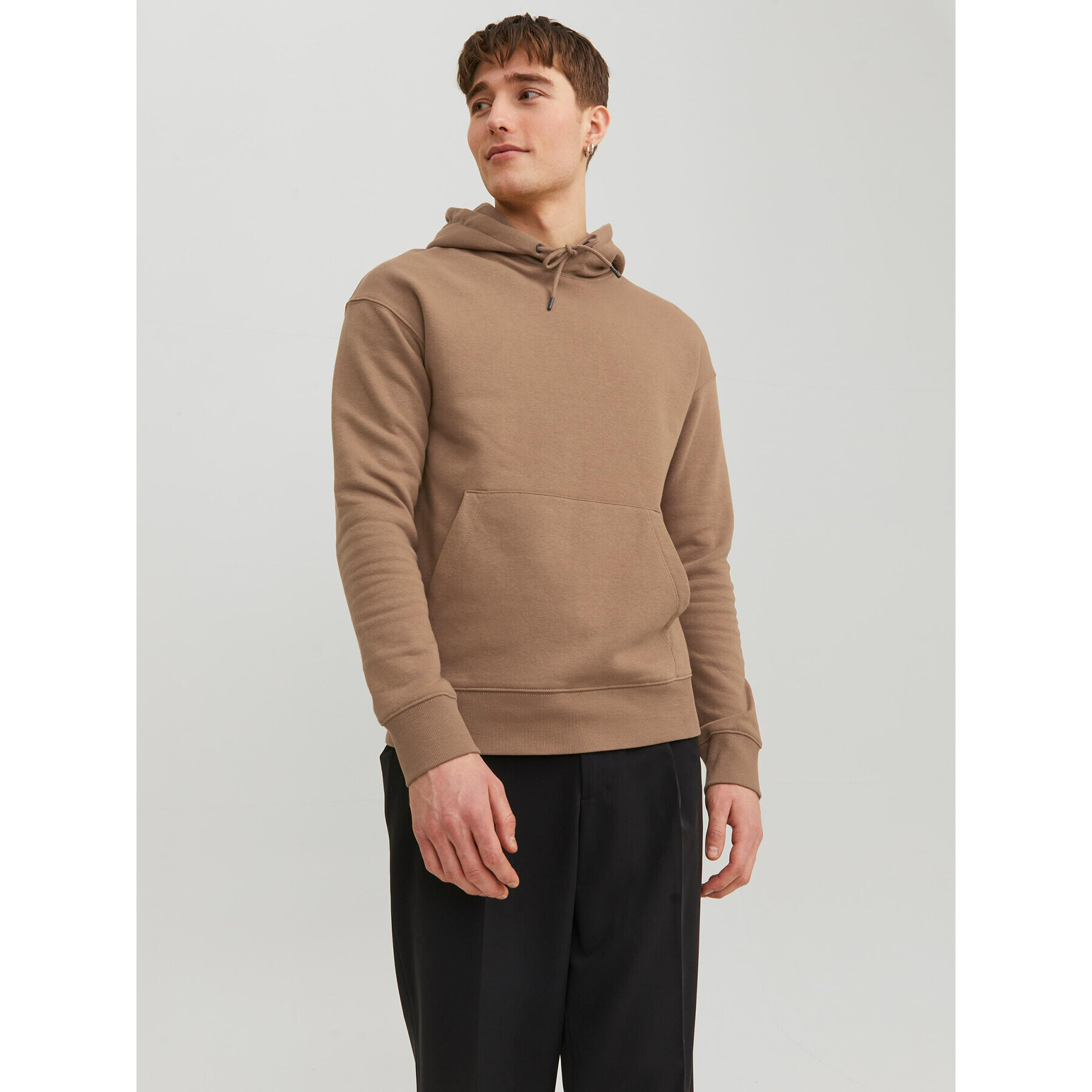 Jack&Jones Pulóver 12208157 Bézs Relaxed Fit - Pepit.hu