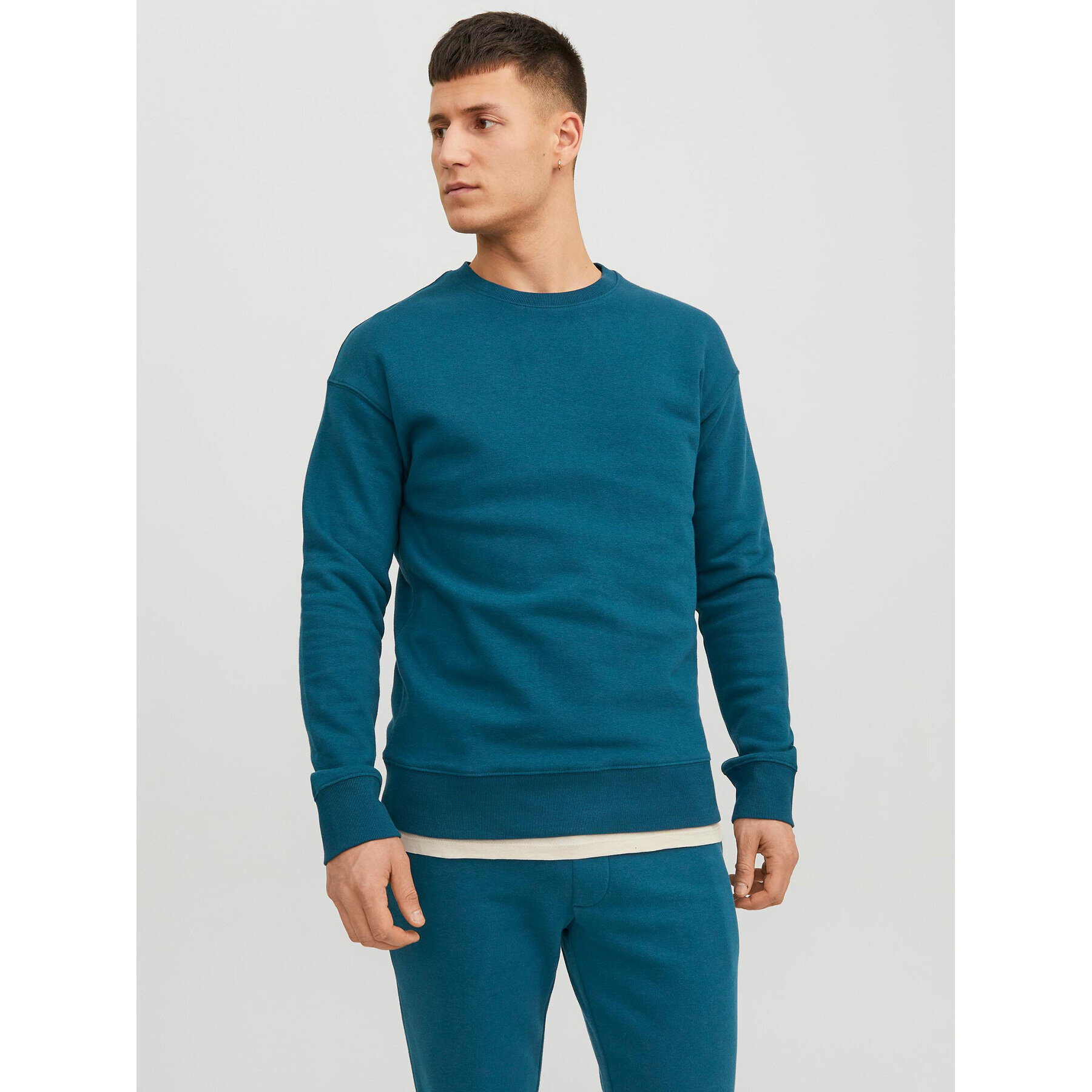 Jack&Jones Pulóver Star 12208182 Kék Relaxed Fit - Pepit.hu