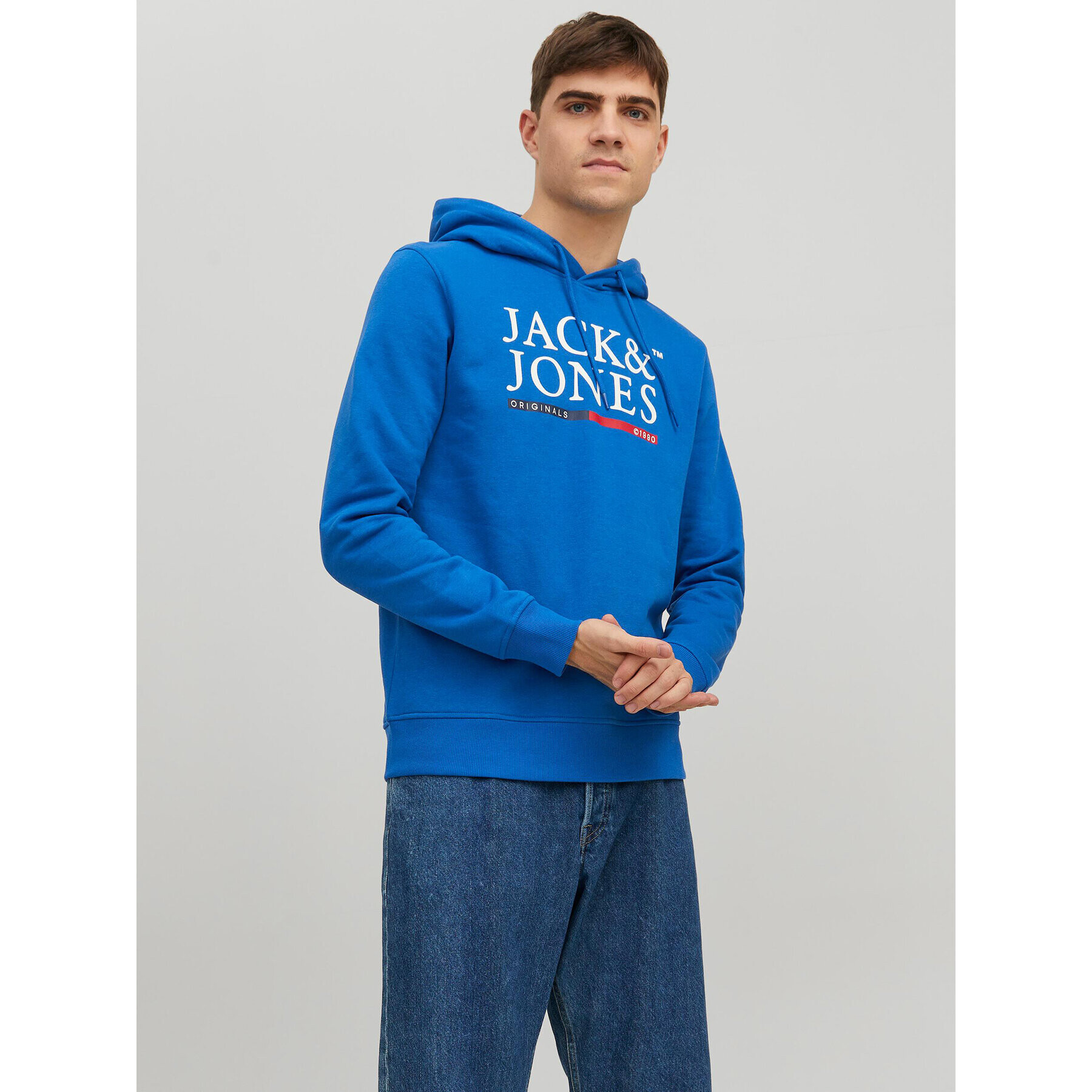 Jack&Jones Pulóver Codyy 12229113 Kék Standard Fit - Pepit.hu