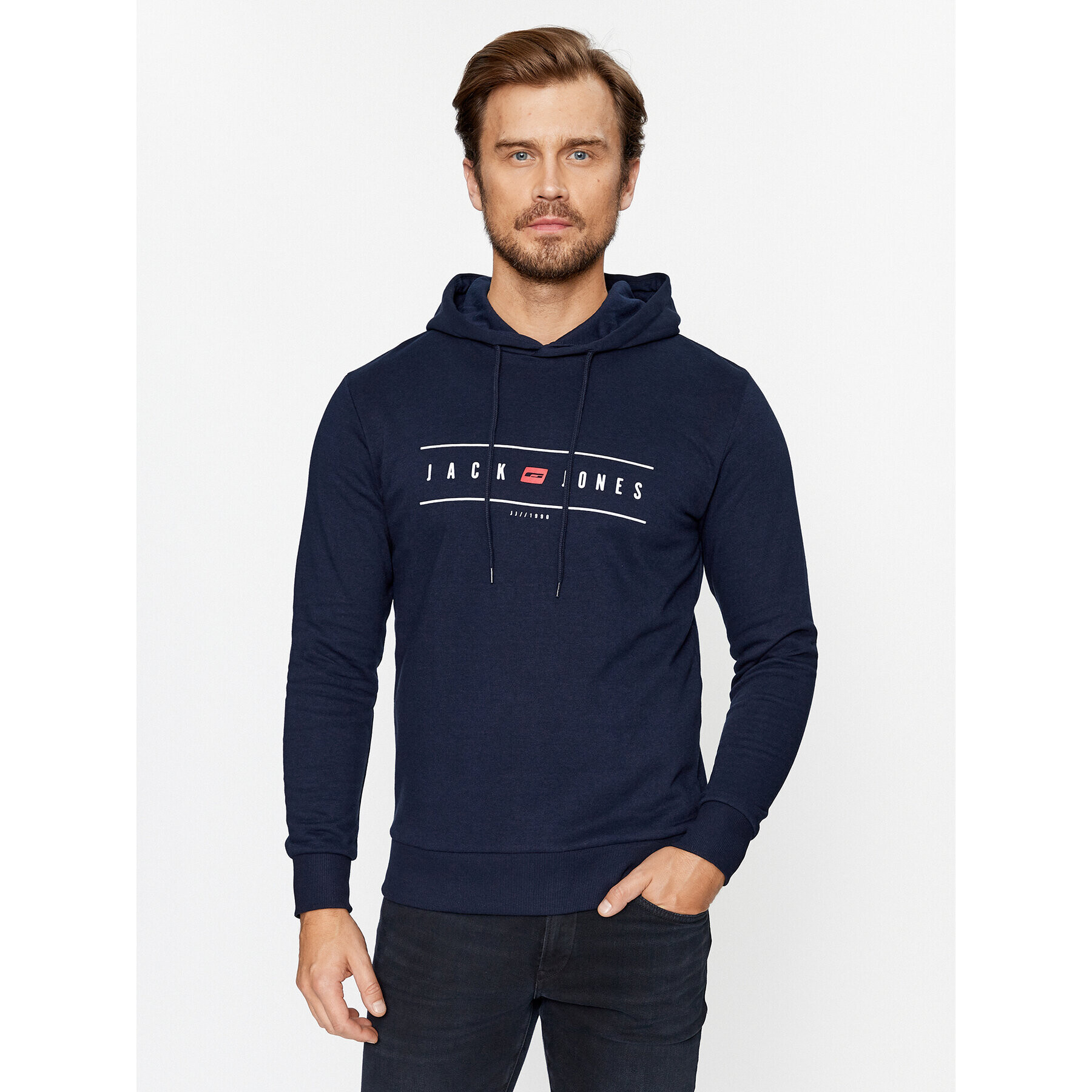 Jack&Jones Pulóver 12235460 Sötétkék Regular Fit - Pepit.hu