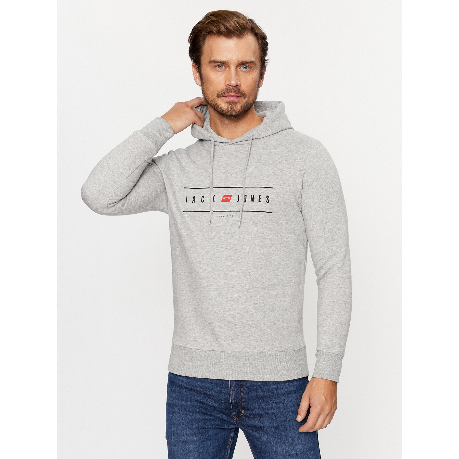 Jack&Jones Pulóver 12235460 Szürke Regular Fit - Pepit.hu