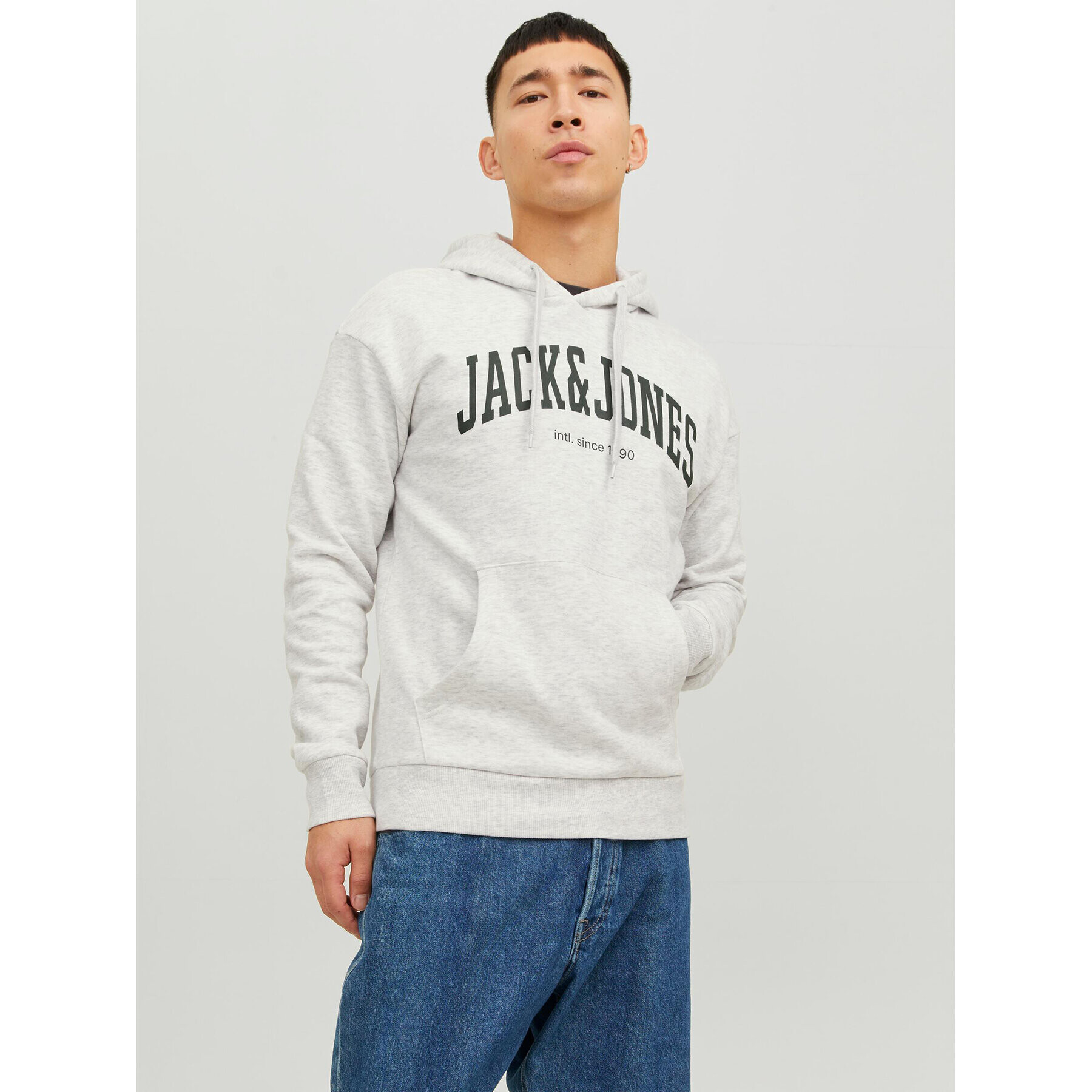 Jack&Jones Pulóver Josh 12236513 Szürke Standard Fit - Pepit.hu