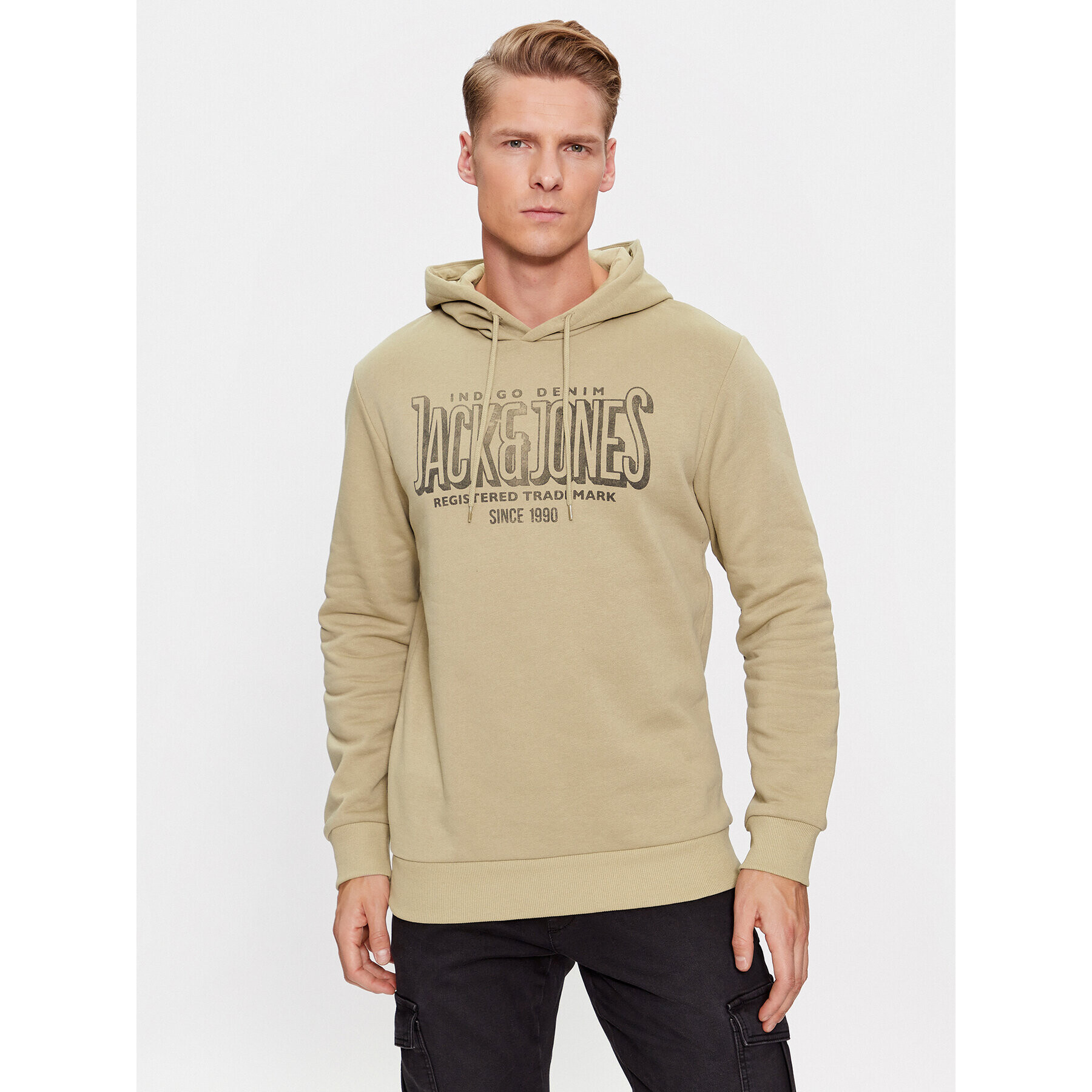 Jack&Jones Pulóver 12251306 Bézs Standard Fit - Pepit.hu