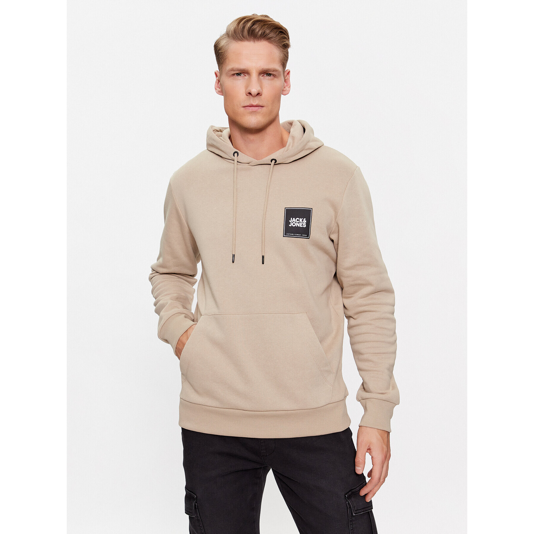 Jack&Jones Pulóver 12251998 Bézs Regular Fit - Pepit.hu