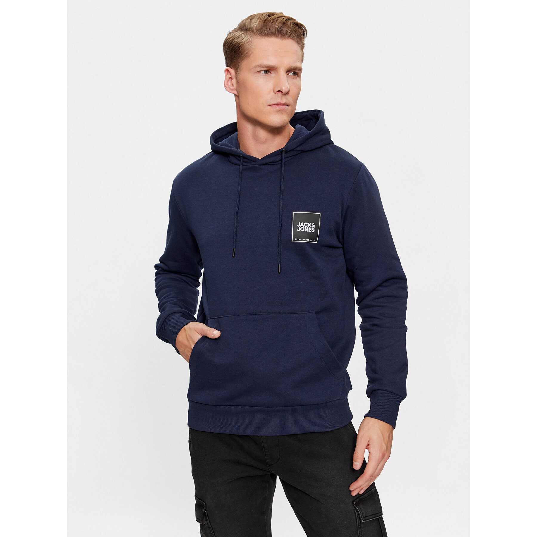 Jack&Jones Pulóver 12251998 Sötétkék Regular Fit - Pepit.hu