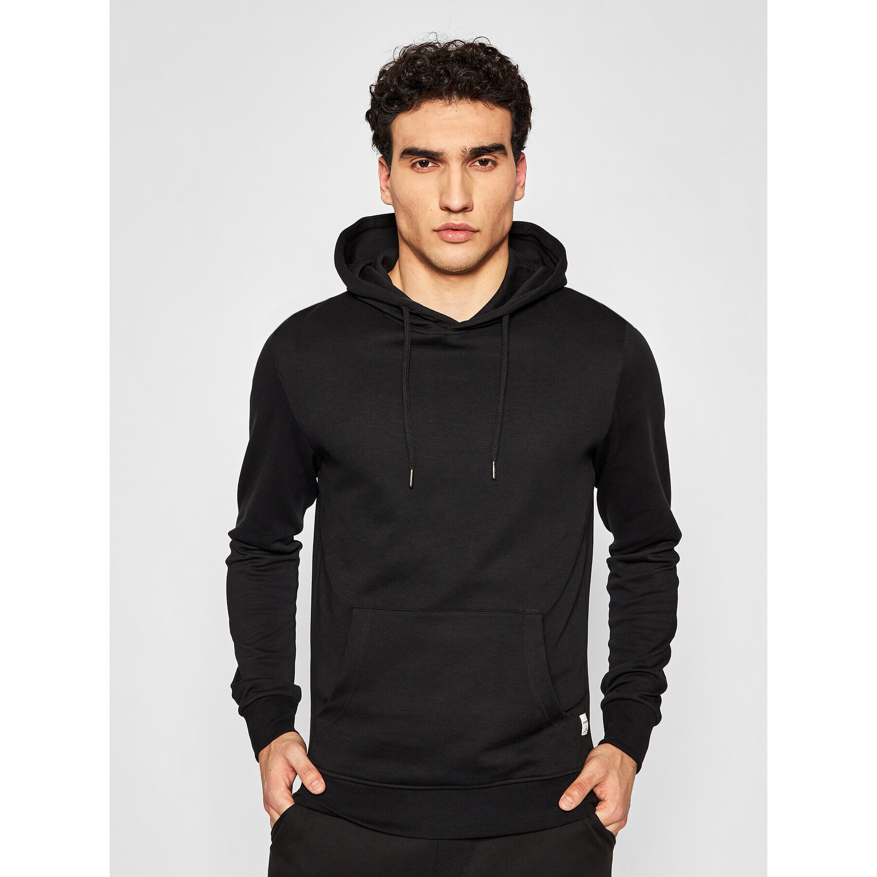 Jack&Jones Pulóver Basic 12182537 Fekete Regular Fit - Pepit.hu