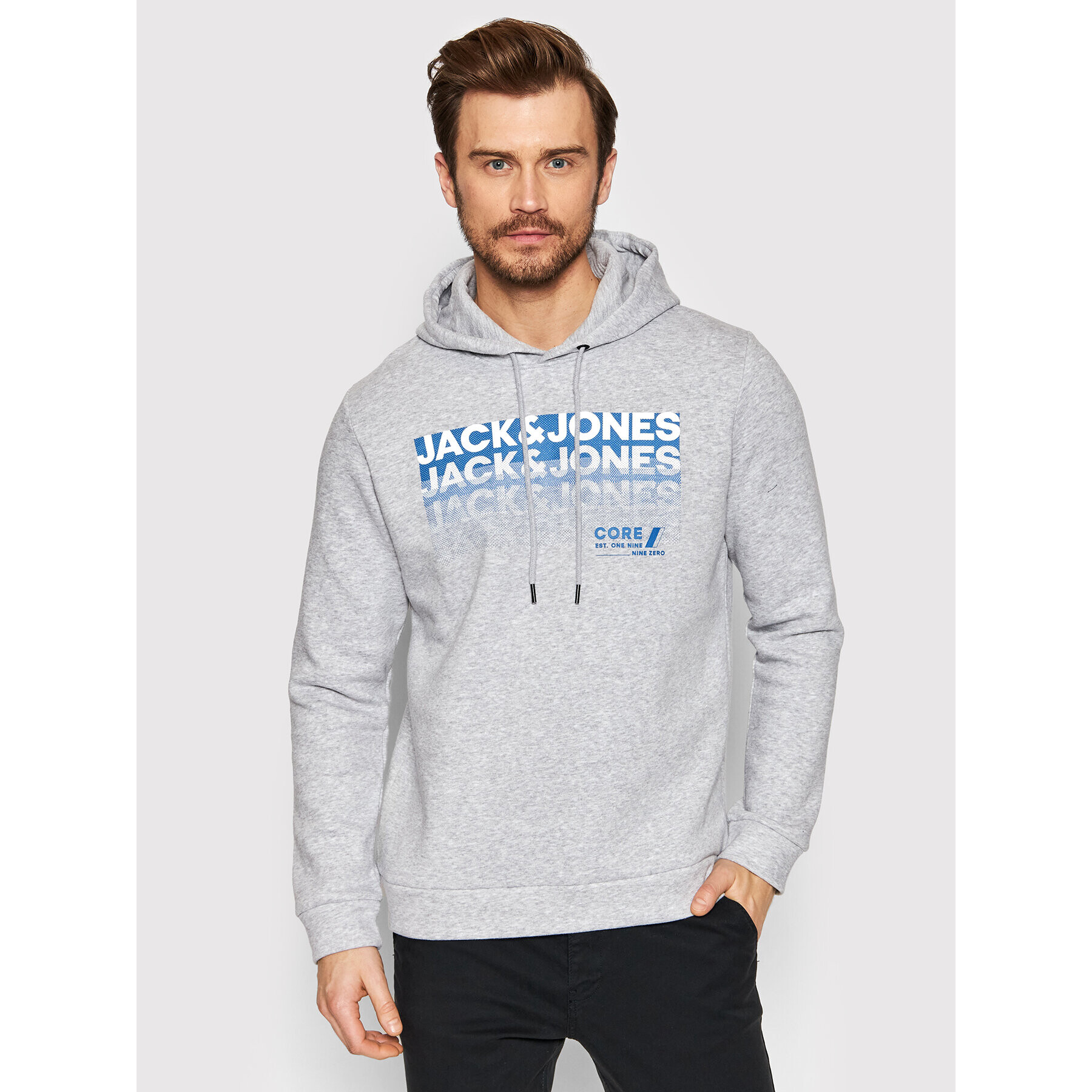 Jack&Jones Pulóver Booster 12209303 Szürke Regular Fit - Pepit.hu