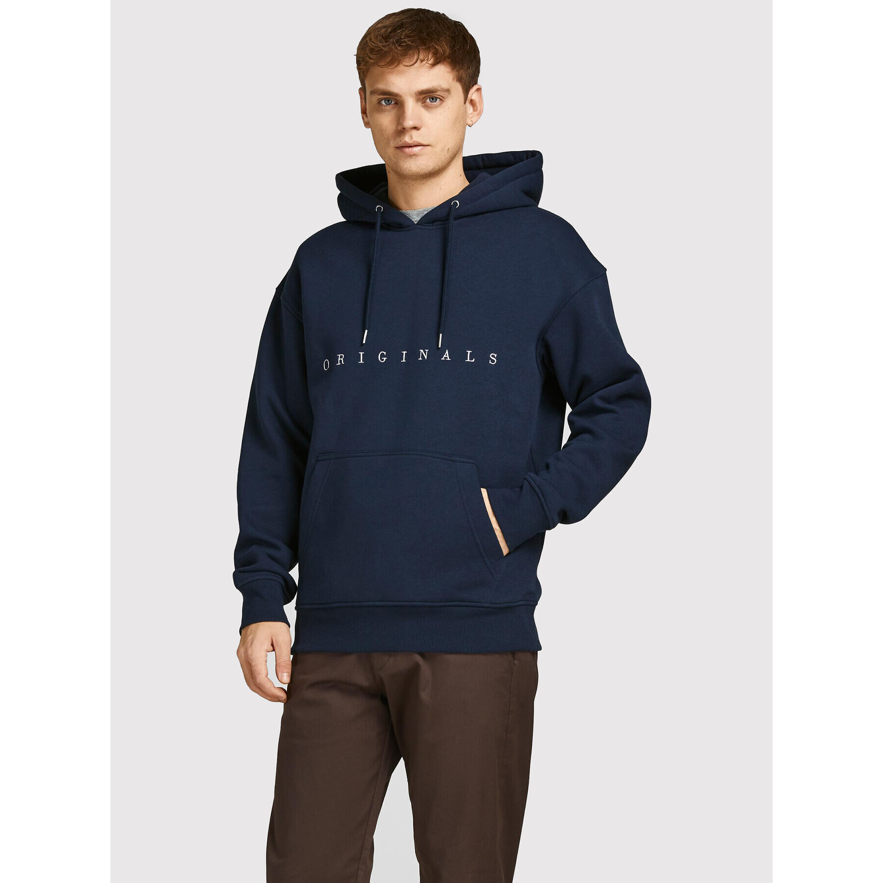 Jack&Jones Pulóver Copenhagen 12176864 Sötétkék Regular Fit - Pepit.hu