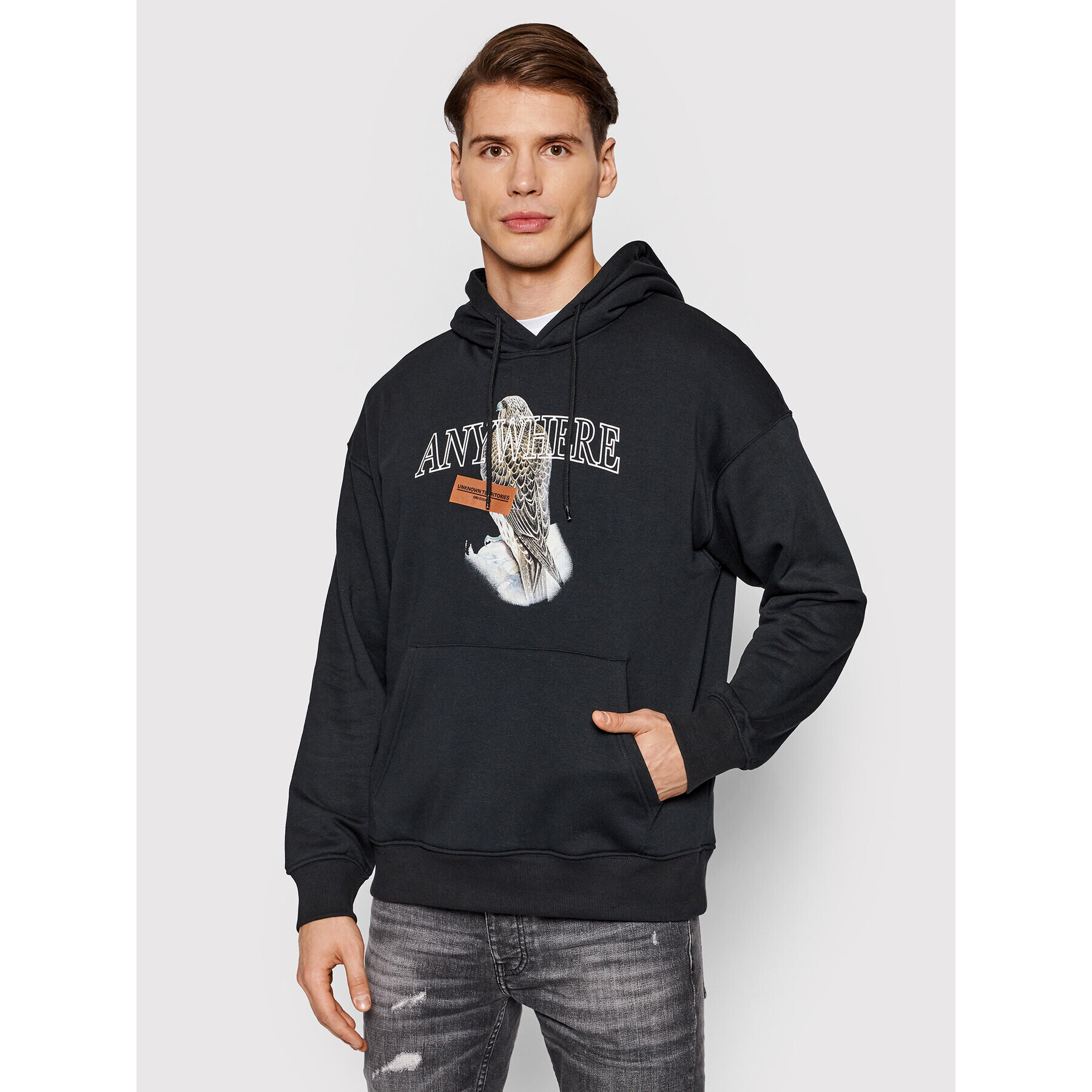 Jack&Jones Pulóver Heritage 12198181 Fekete Loose Fit - Pepit.hu