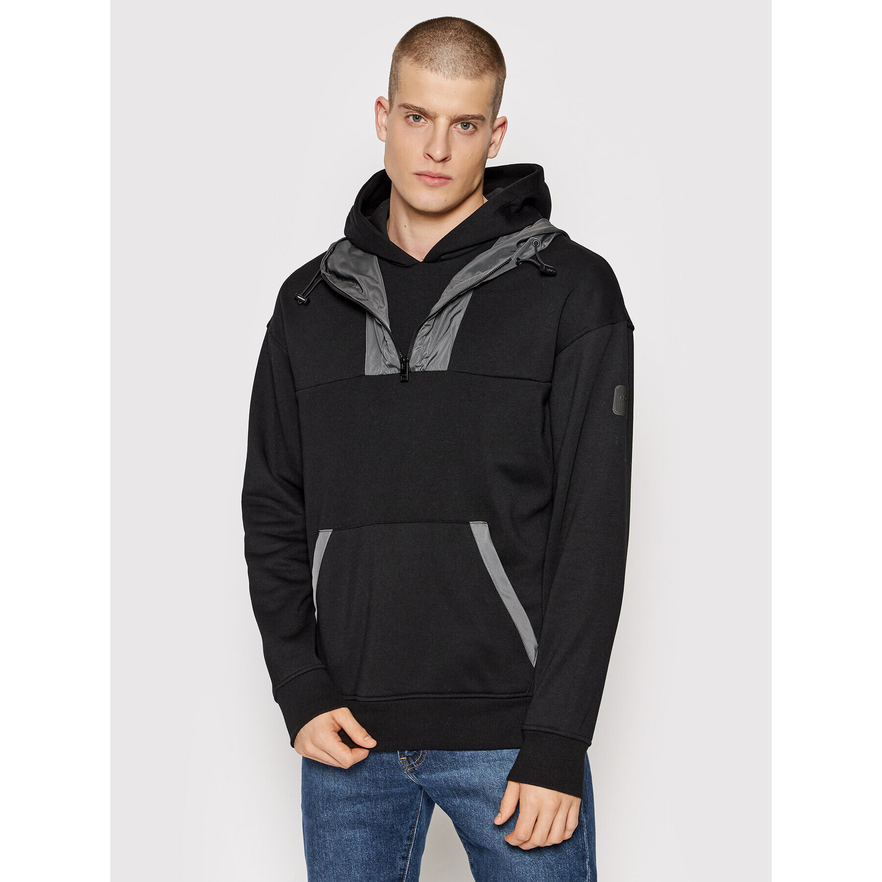 Jack&Jones Pulóver Lake 12198106 Fekete Regular Fit - Pepit.hu