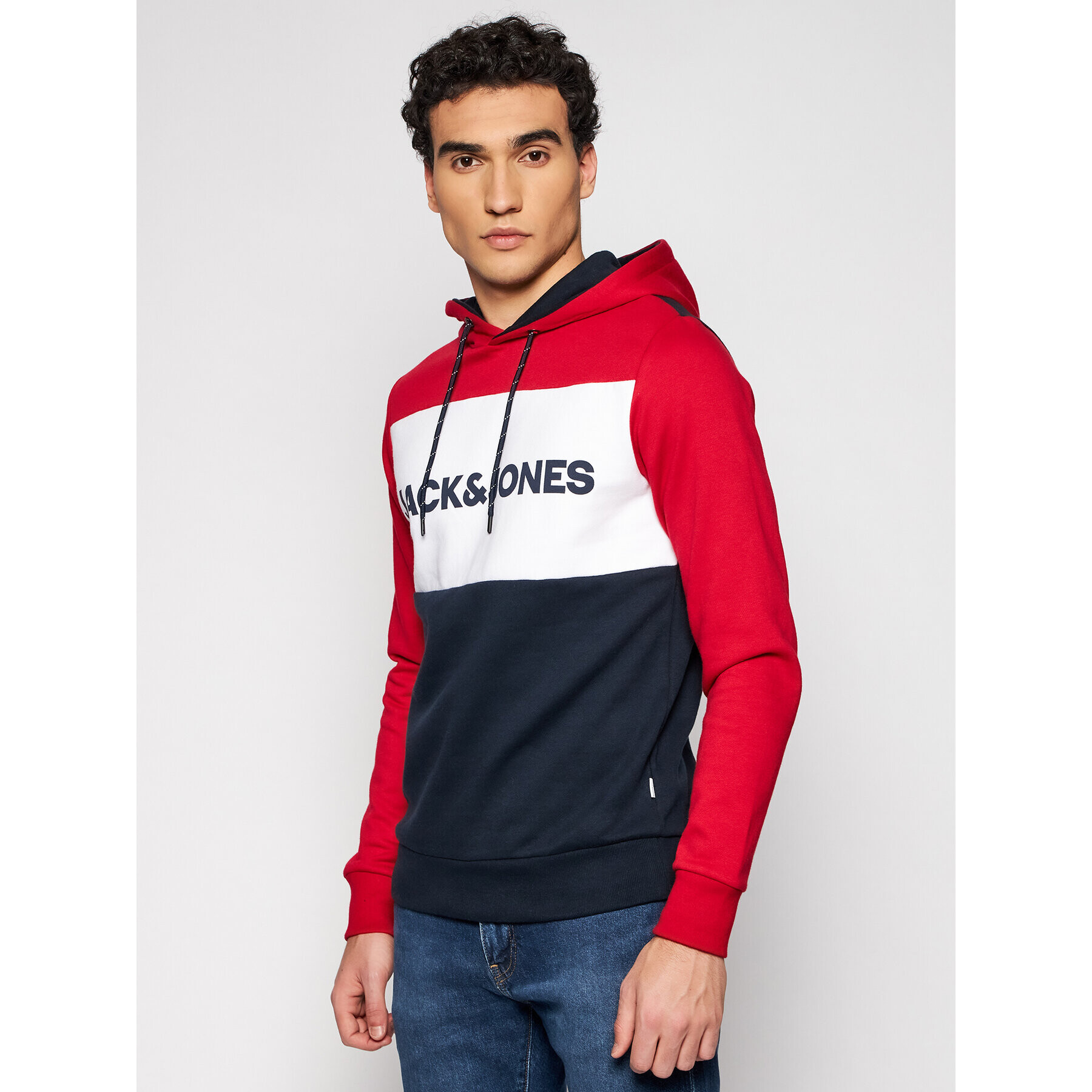 Jack&Jones Pulóver Logo Blocking 12172344 Színes Regular Fit - Pepit.hu