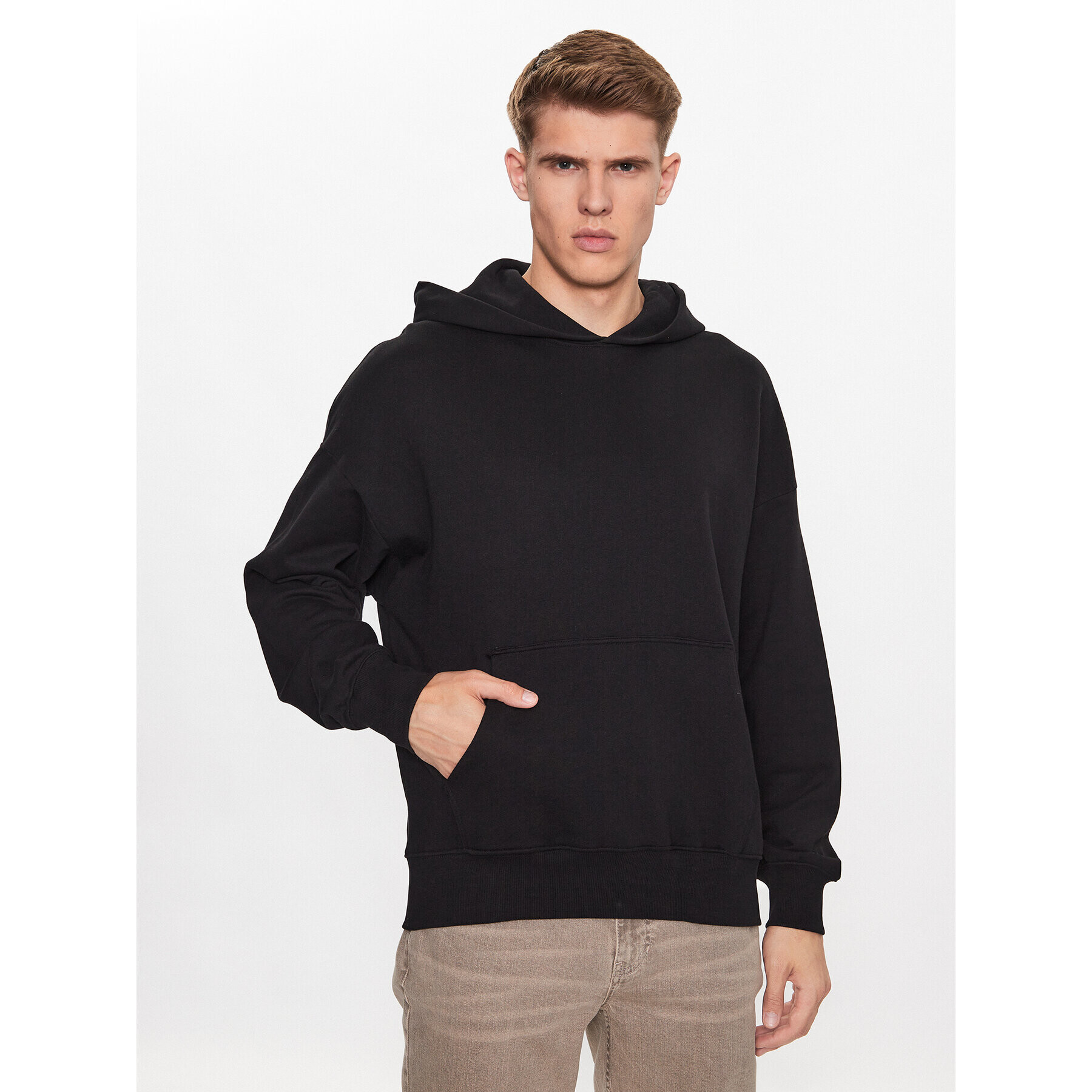 Jack&Jones Pulóver Pure 12235018 Fekete Volume Fit - Pepit.hu