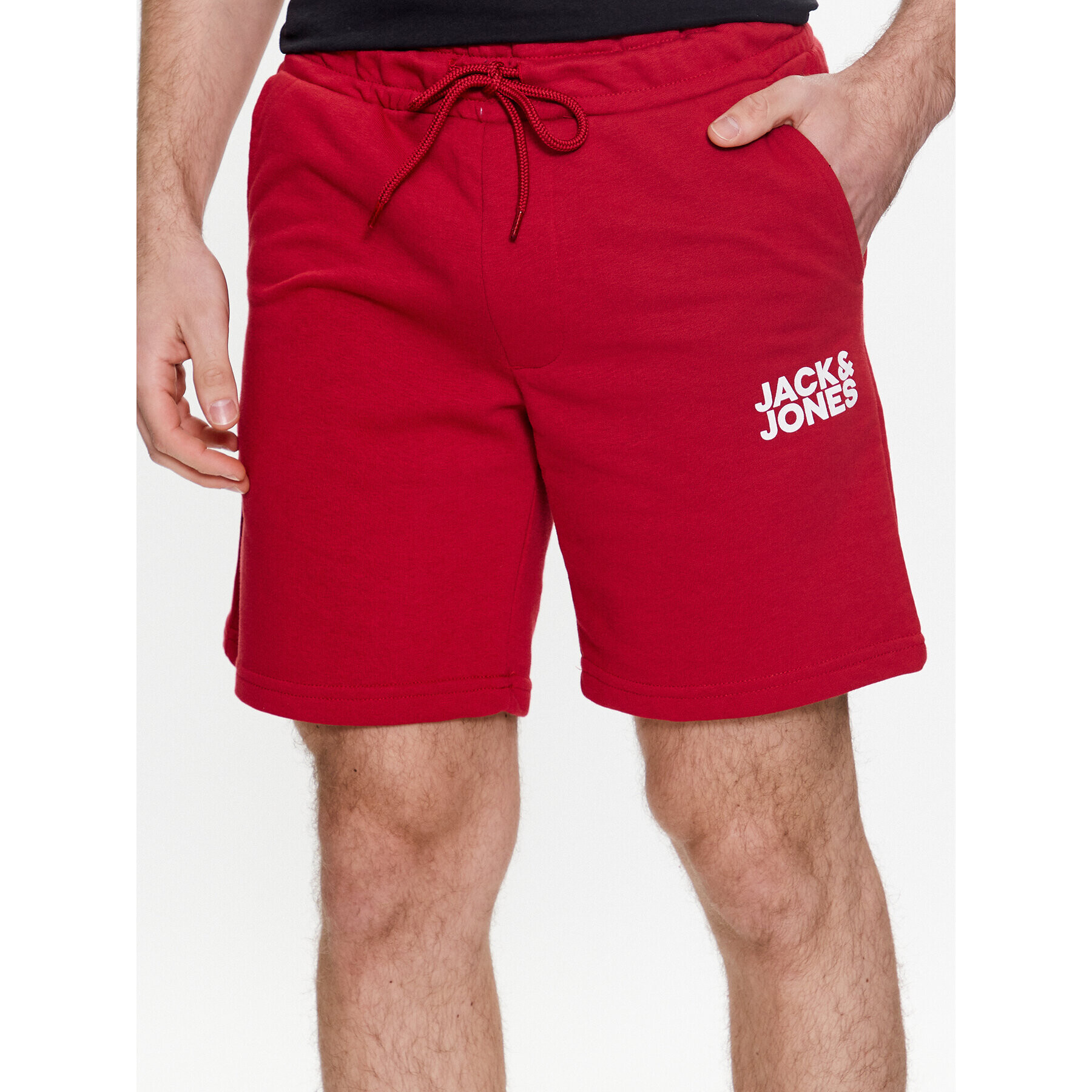 Jack&Jones Sport rövidnadrág 12228920 Piros Regular Fit - Pepit.hu