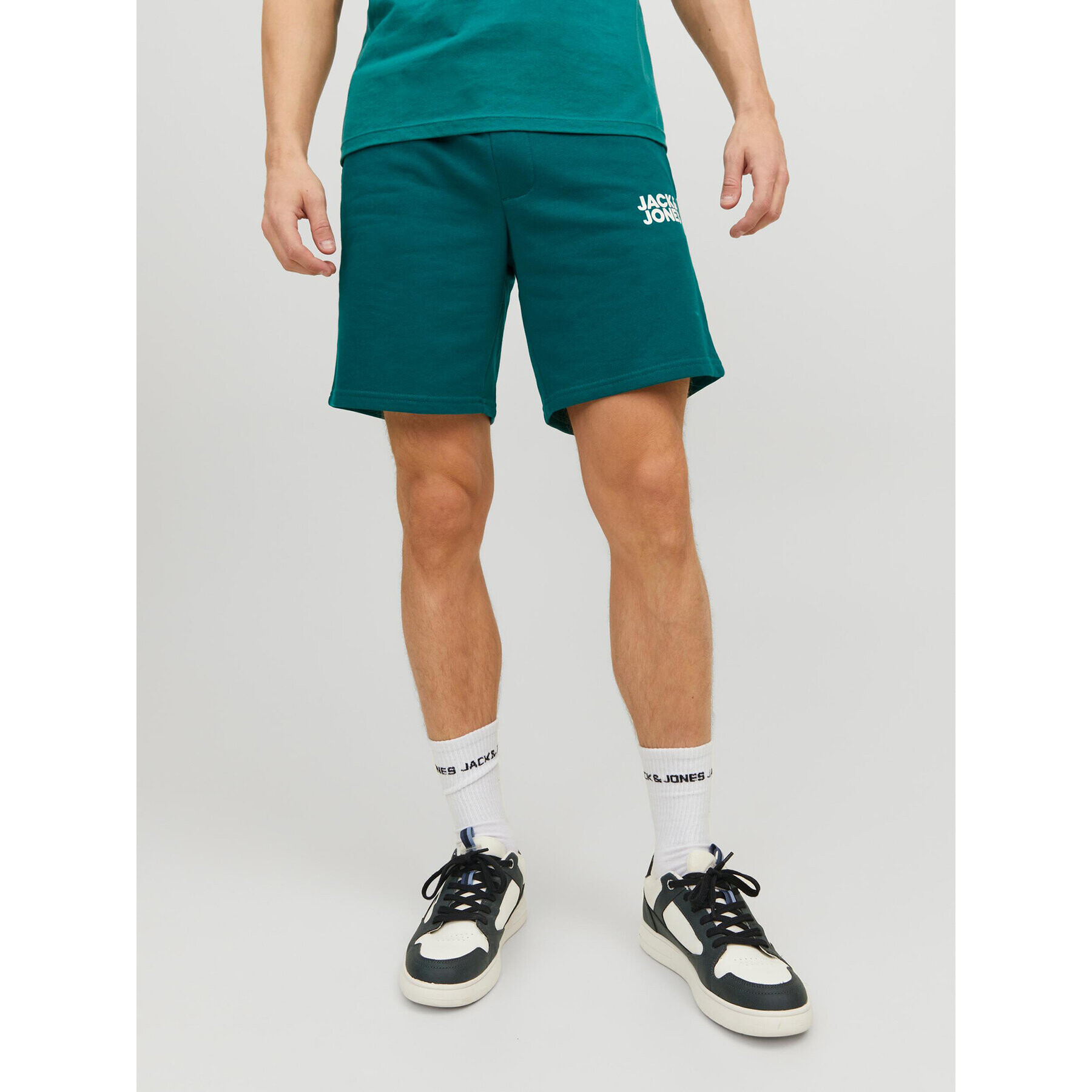 Jack&Jones Sport rövidnadrág New Soft 12228920 Zöld Regular Fit - Pepit.hu