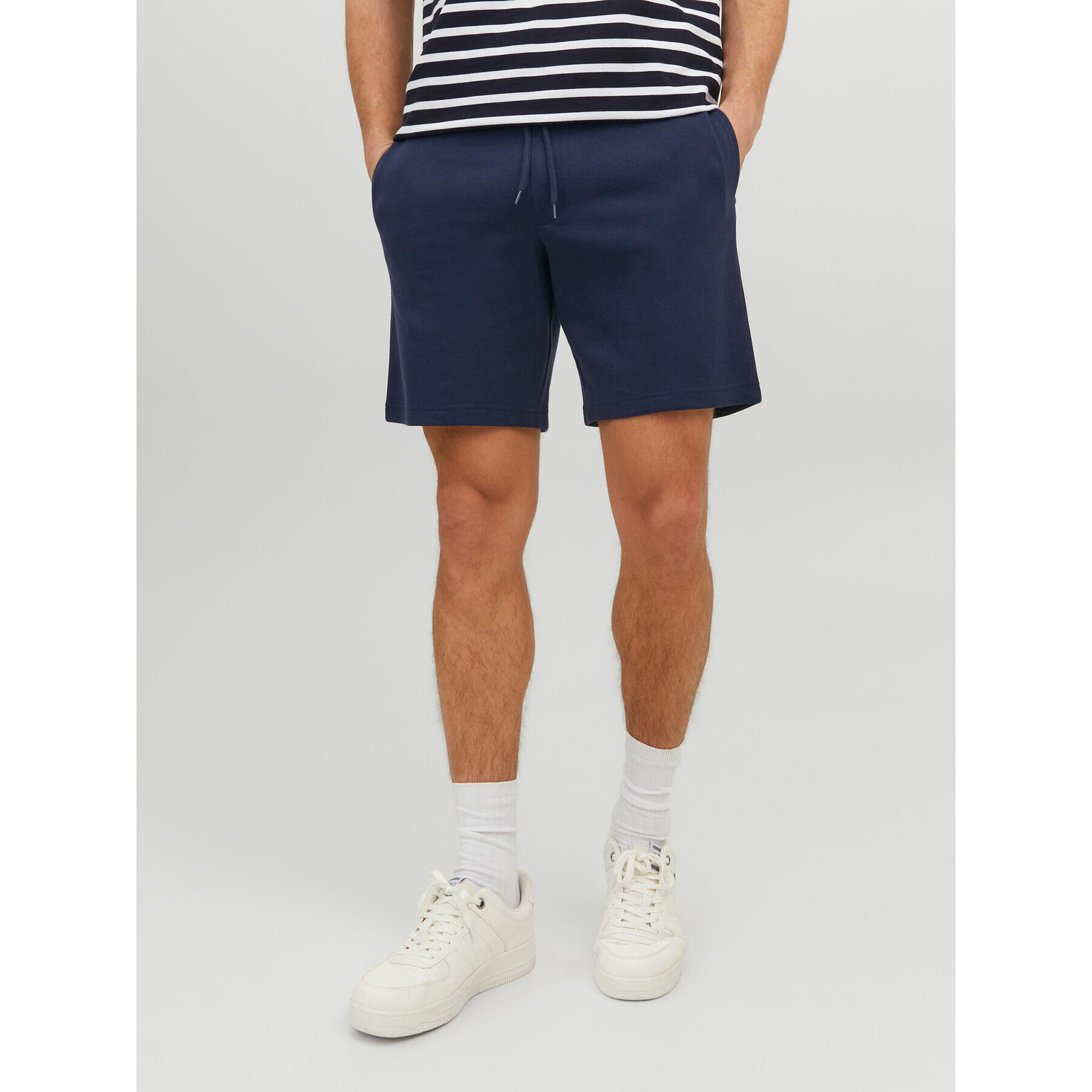 Jack&Jones Sport rövidnadrág New Basic 12224021 Sötétkék Regular Fit - Pepit.hu