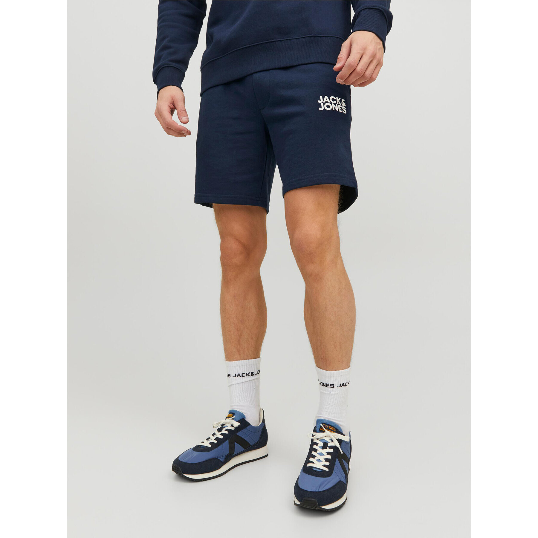 Jack&Jones Sport rövidnadrág New Soft 12228920 Sötétkék Regular Fit - Pepit.hu