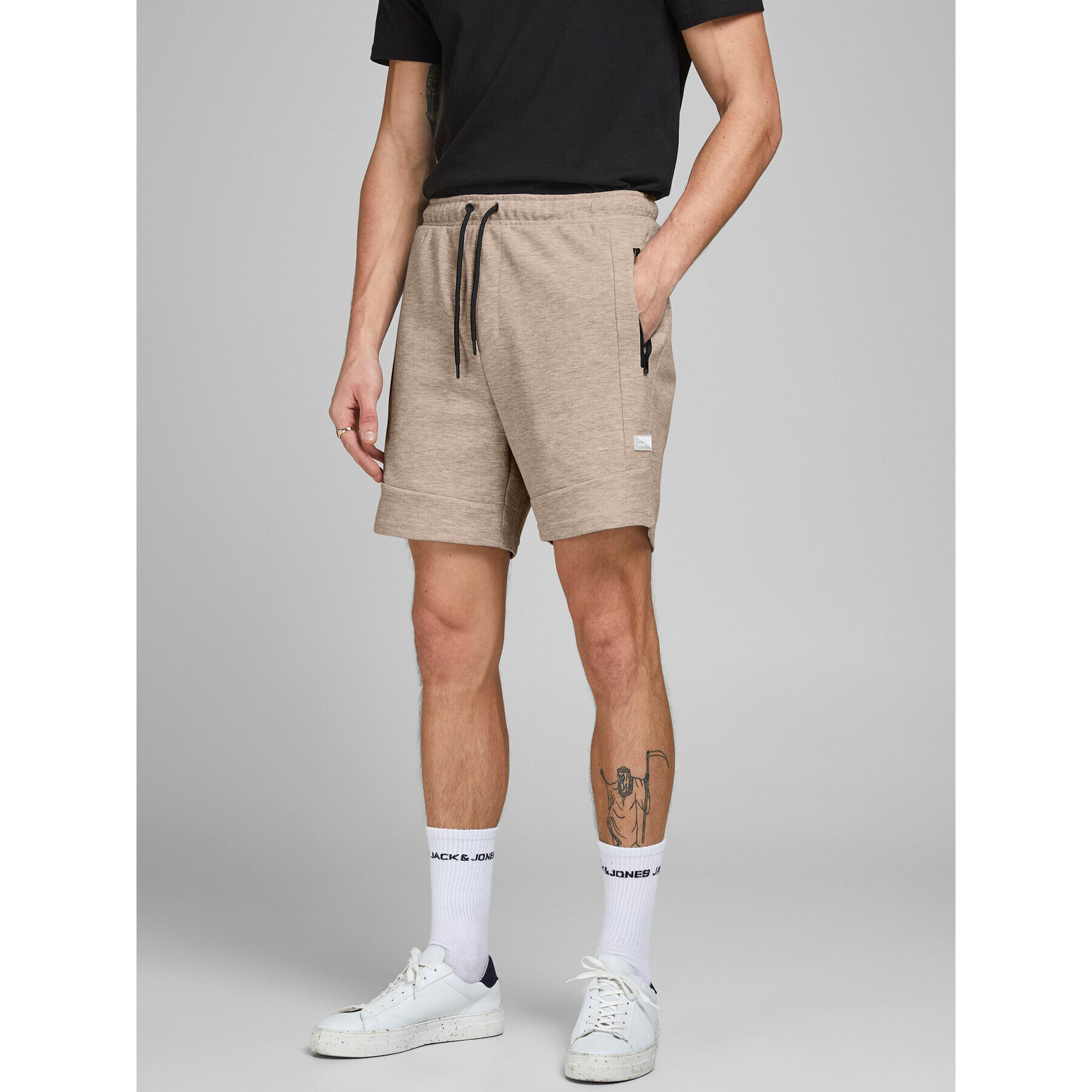 Jack&Jones Sport rövidnadrág Tair 12186750 Bézs Regular Fit - Pepit.hu