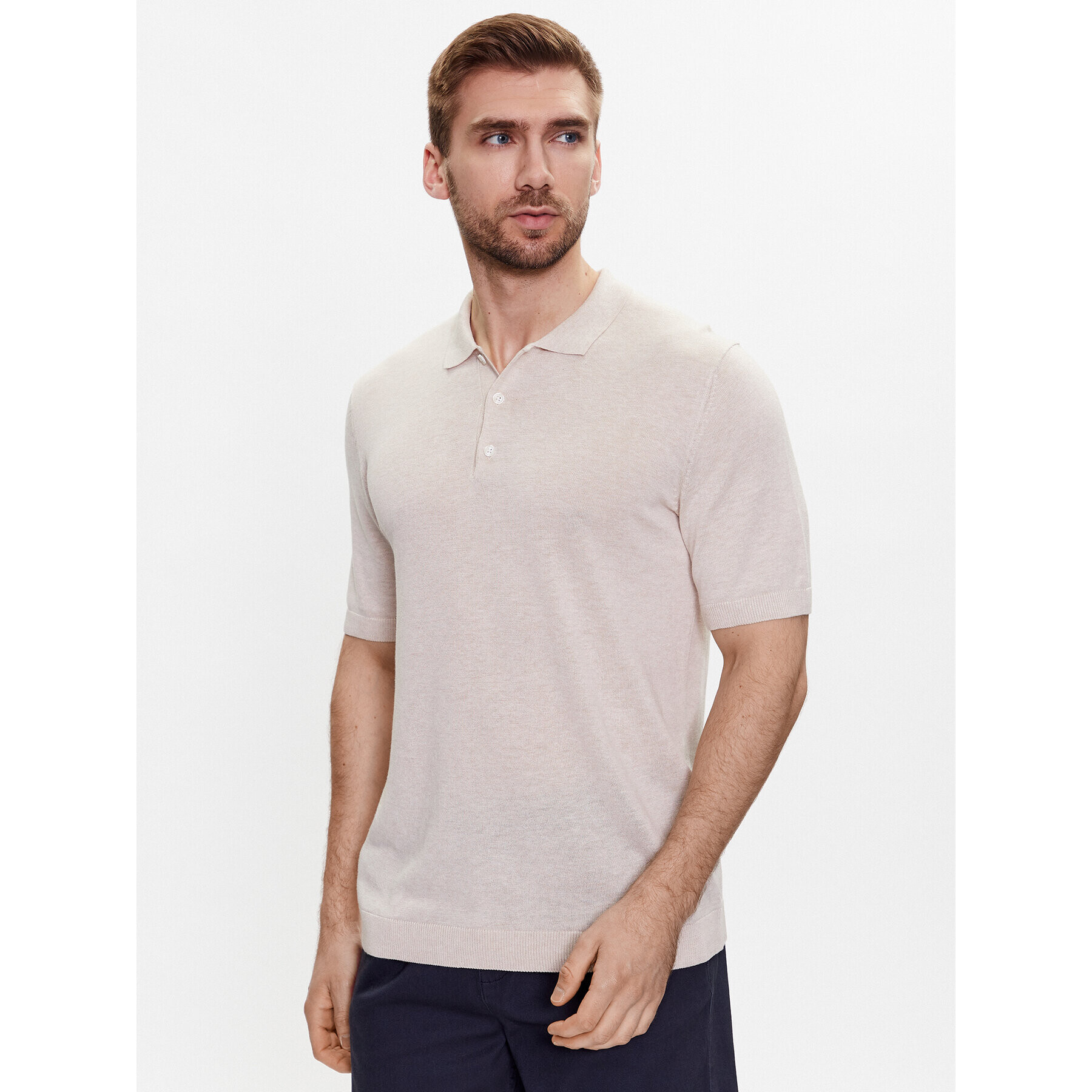 Jack&Jones Sweater Igor 12229007 Bézs Regular Fit - Pepit.hu