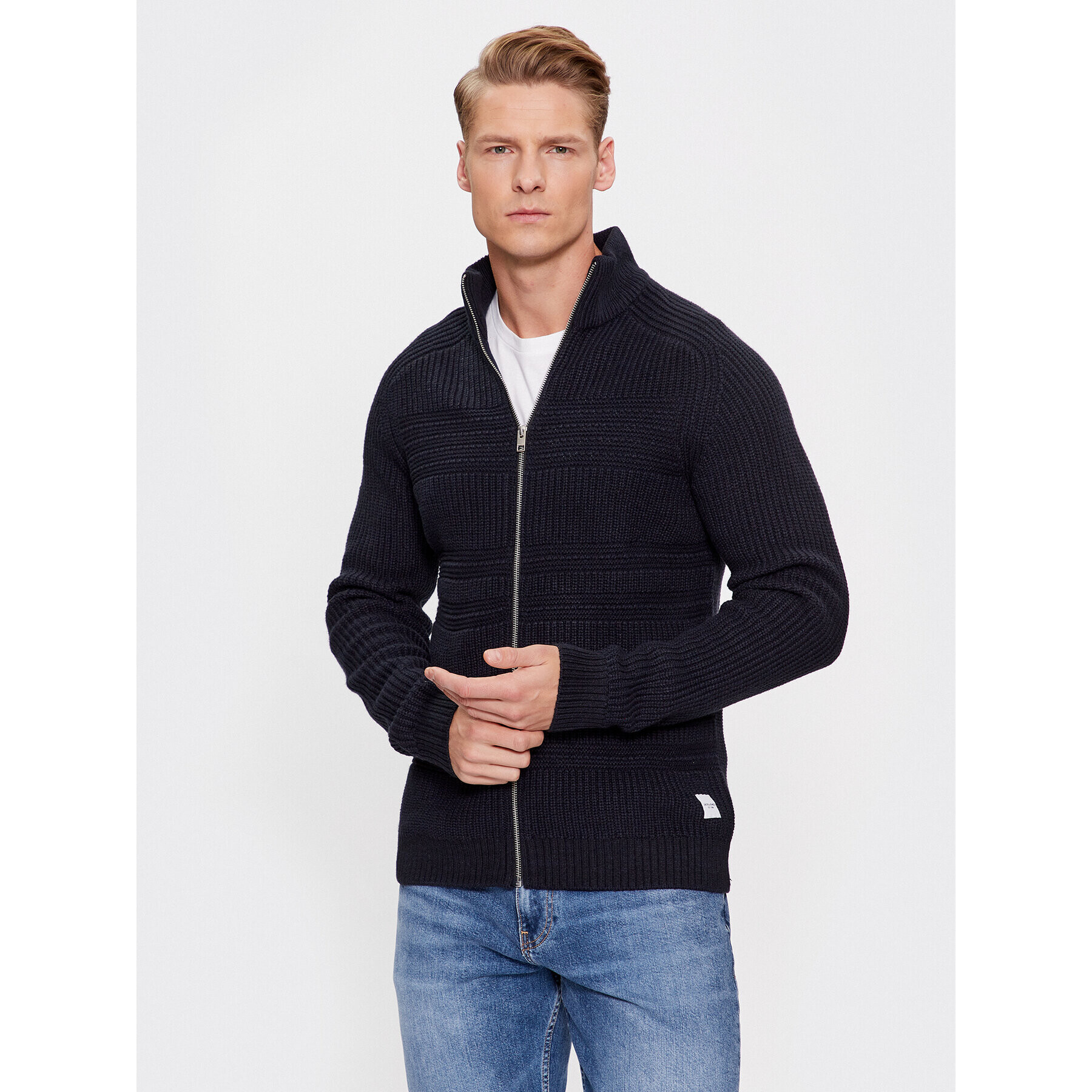 Jack&Jones Sweater 12236323 Sötétkék Regular Fit - Pepit.hu