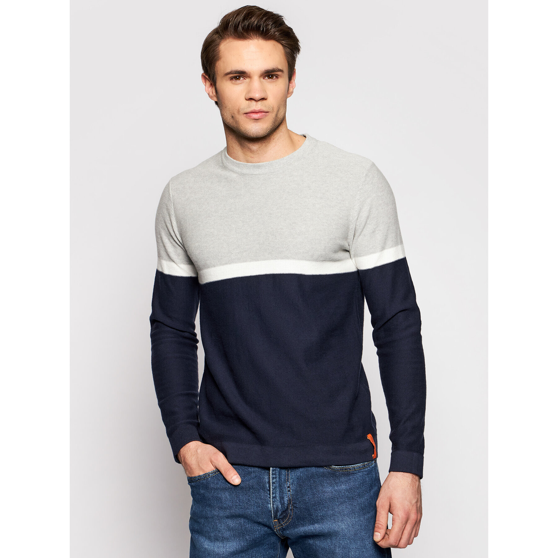 Jack&Jones Sweater Braze Knit 12184952 Színes Regular Fit - Pepit.hu