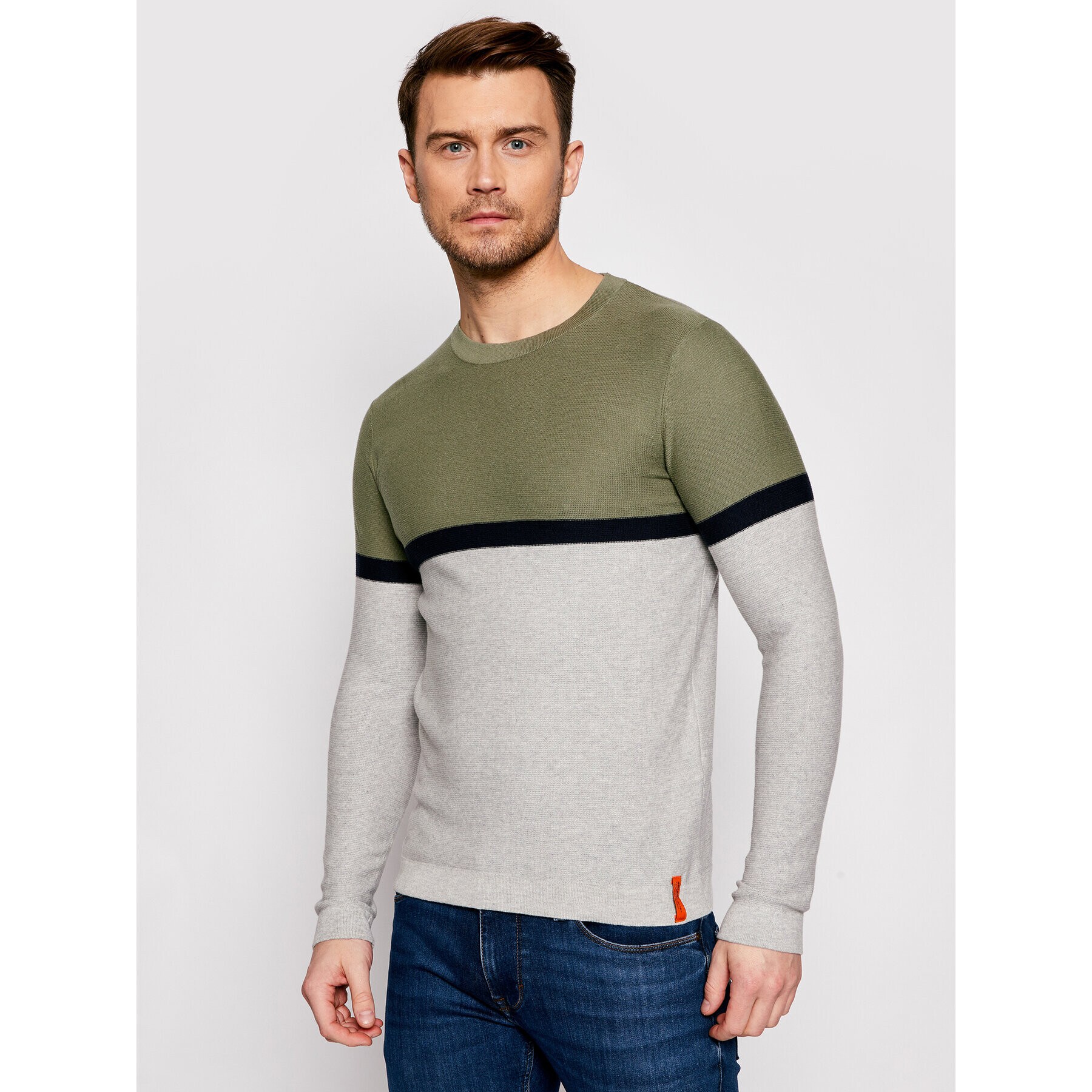 Jack&Jones Sweater Braze Knit 12184952 Színes Regular Fit - Pepit.hu