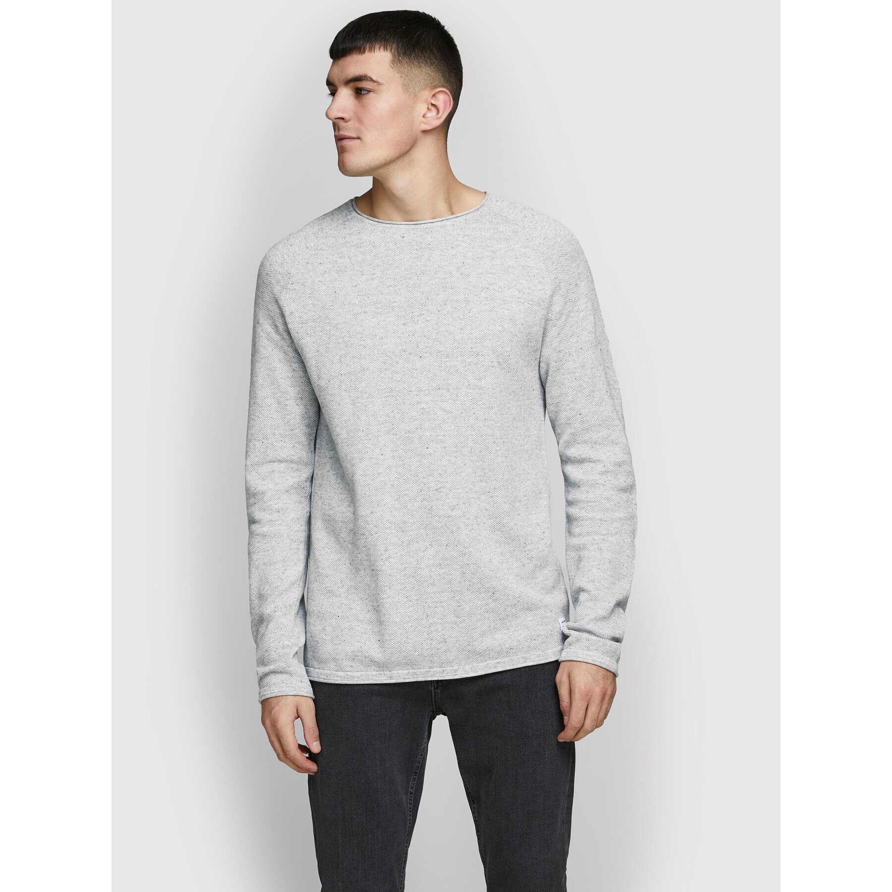 Jack&Jones Sweater Hill 12157321 Szürke Regular Fit - Pepit.hu