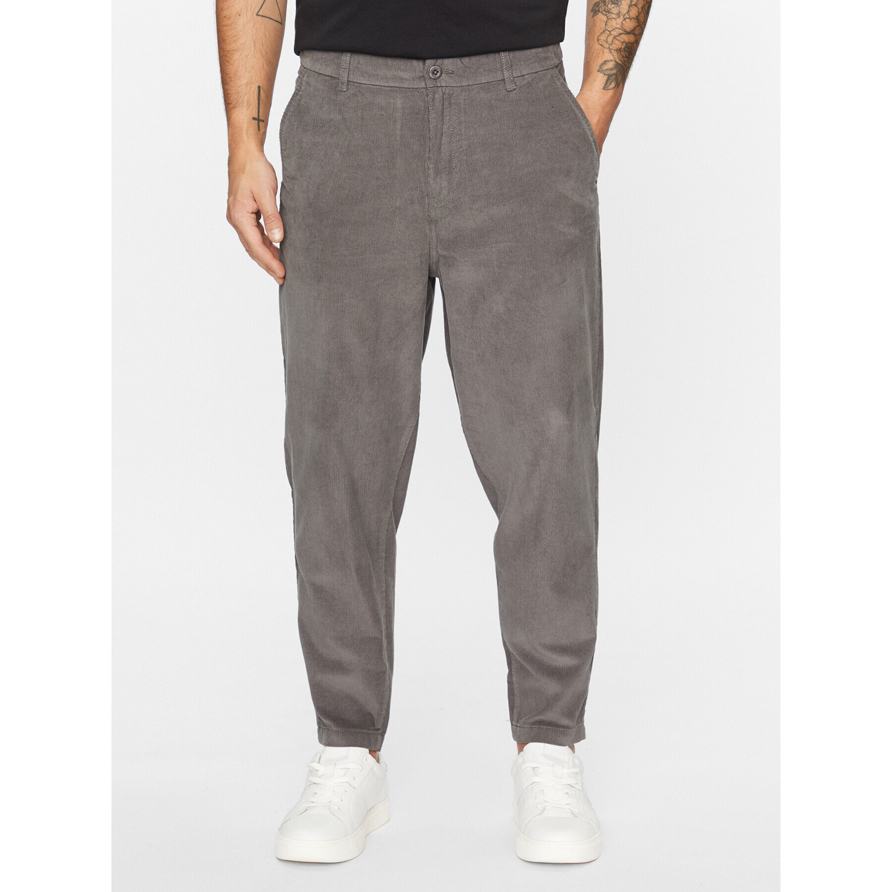 Jack&Jones Szövet nadrág 12237547 Szürke Tapered Fit - Pepit.hu