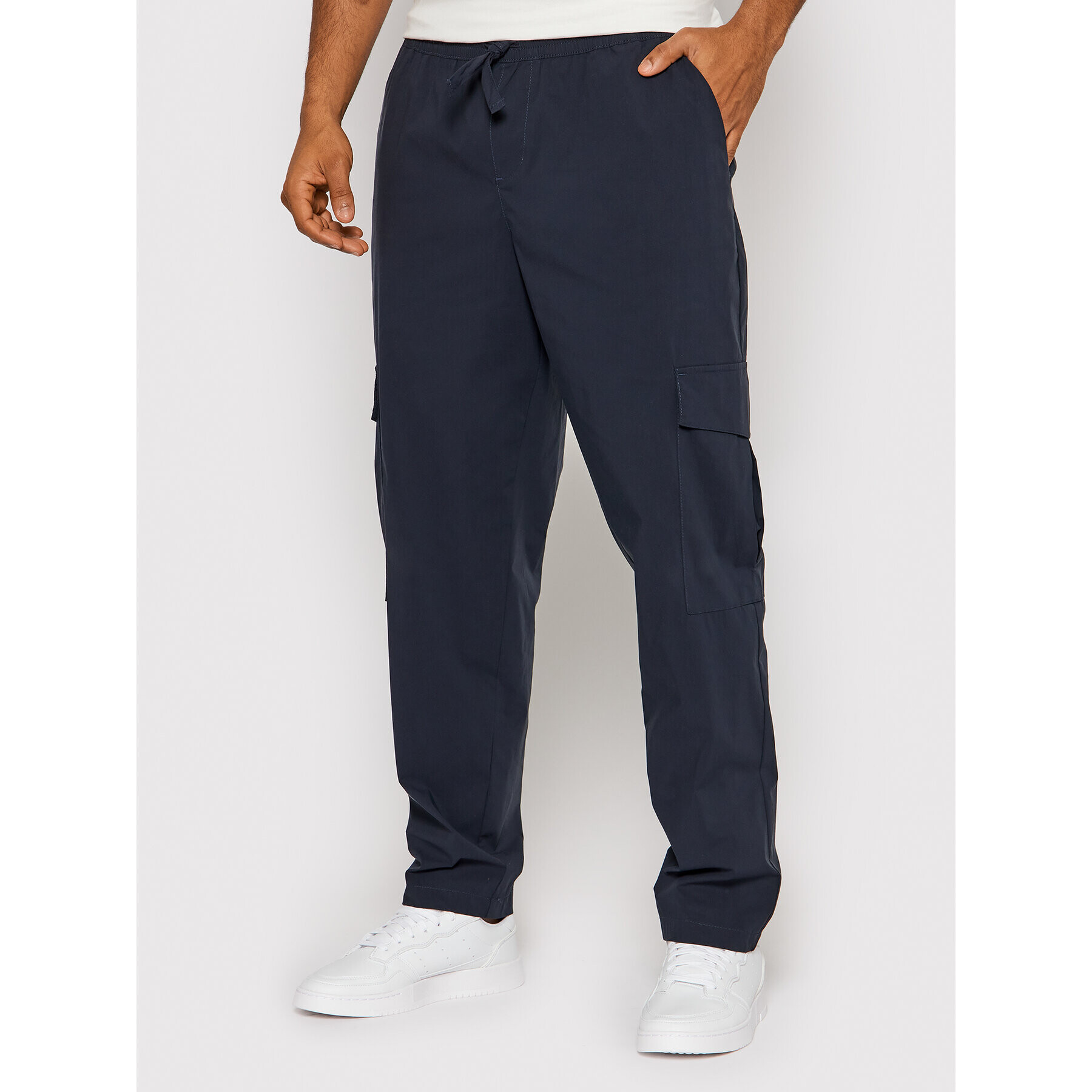 Jack&Jones Szövet nadrág Bill Beau 12197977 Sötétkék Regular Fit - Pepit.hu