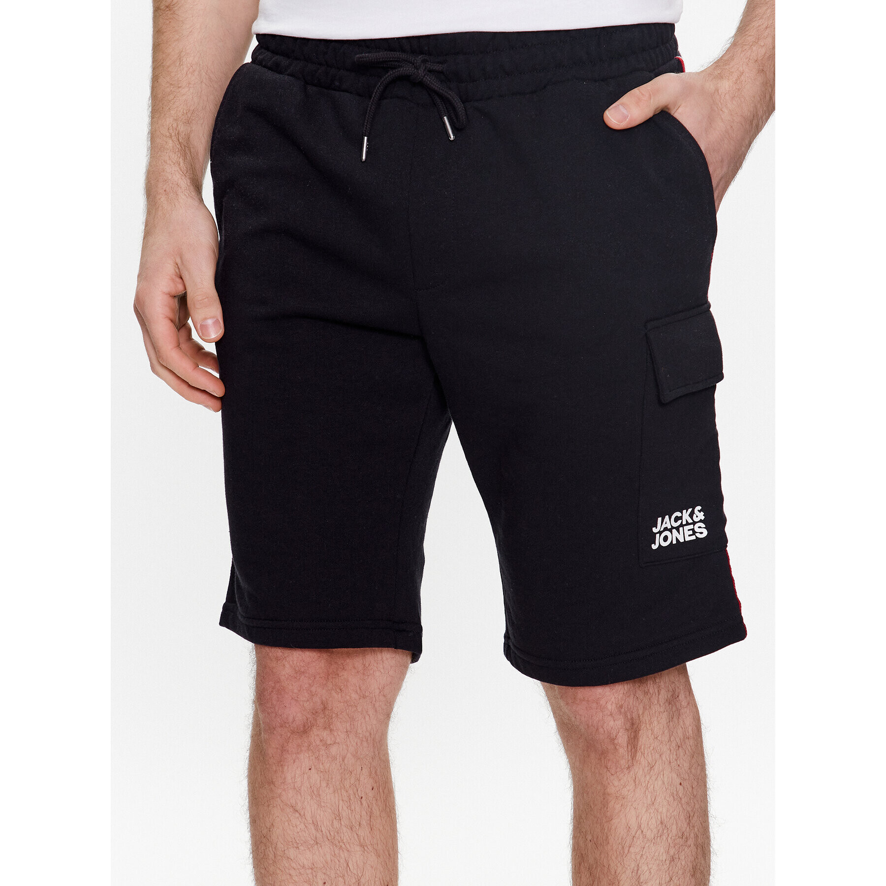 Jack&Jones Sport rövidnadrág Atlas 12225165 Fekete Regular Fit - Pepit.hu