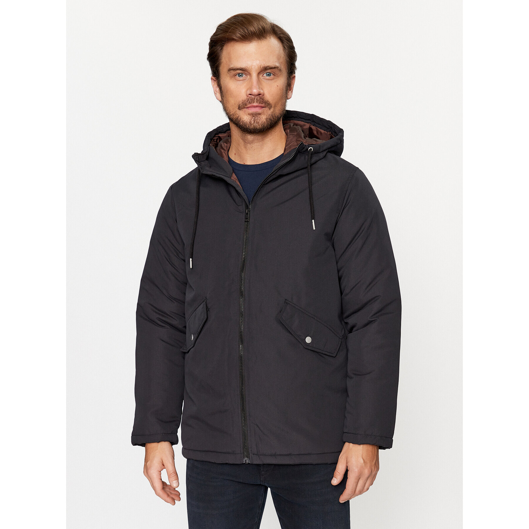 Jack&Jones Télikabát 12236010 Fekete Regular Fit - Pepit.hu