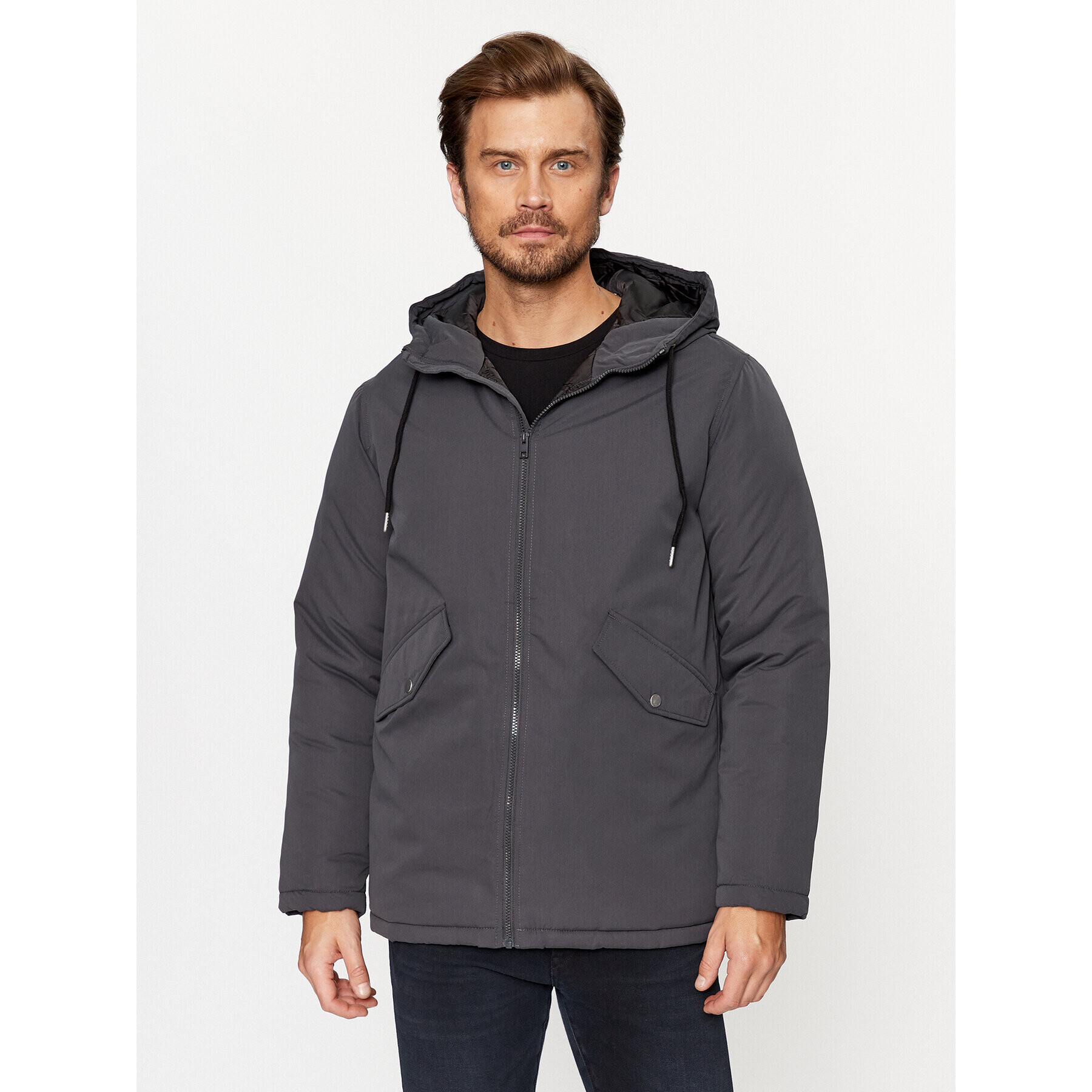 Jack&Jones Télikabát 12236010 Szürke Regular Fit - Pepit.hu