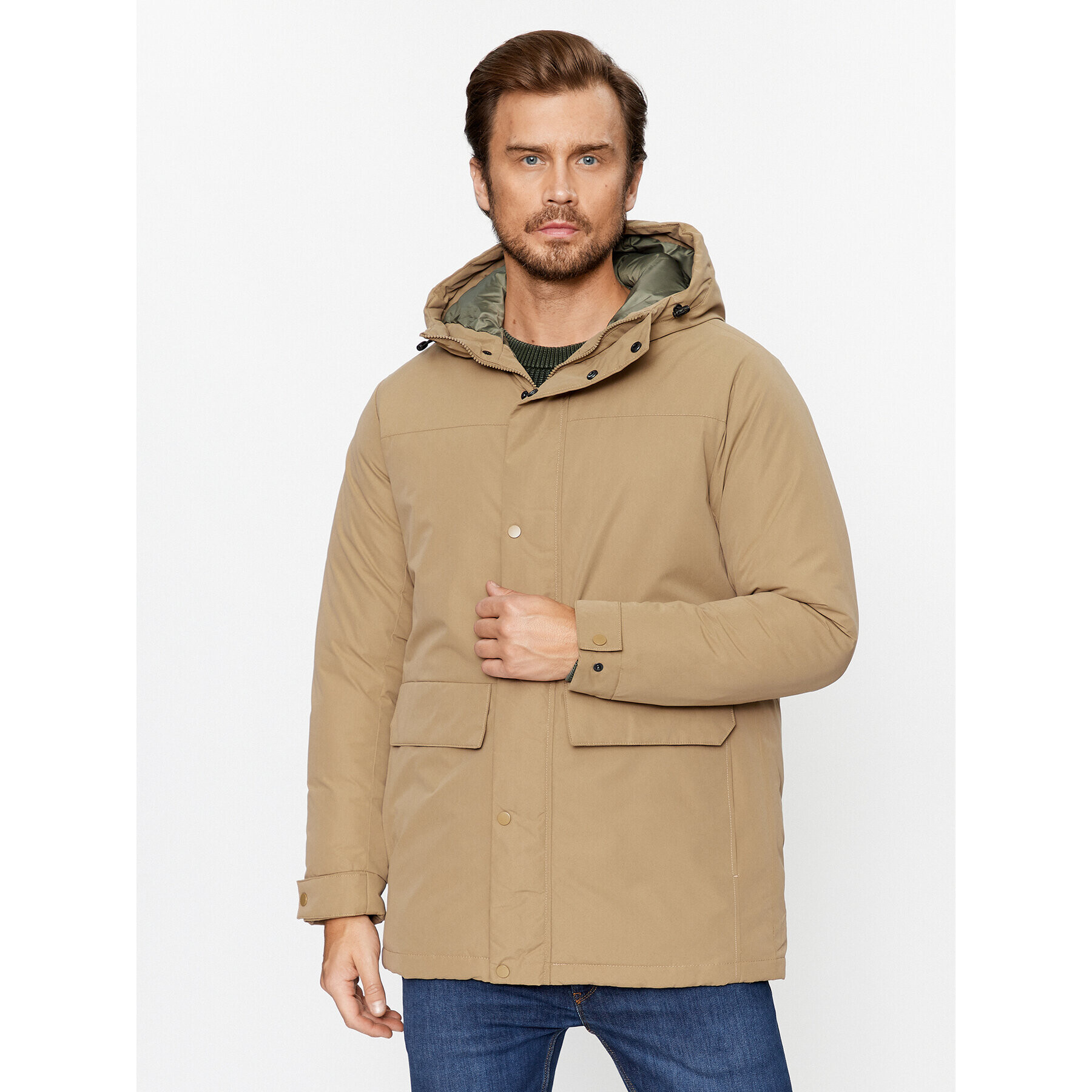 Jack&Jones Télikabát 12236015 Bézs Regular Fit - Pepit.hu